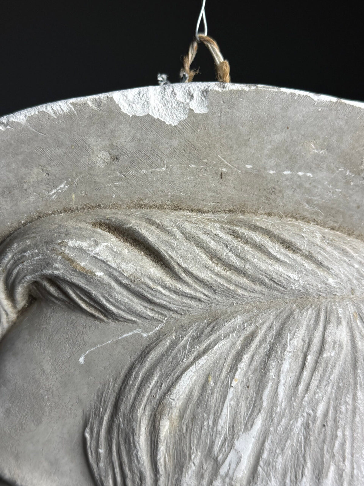 Plaster Medallion Signed G. Evrard, France, 1862, photo 7