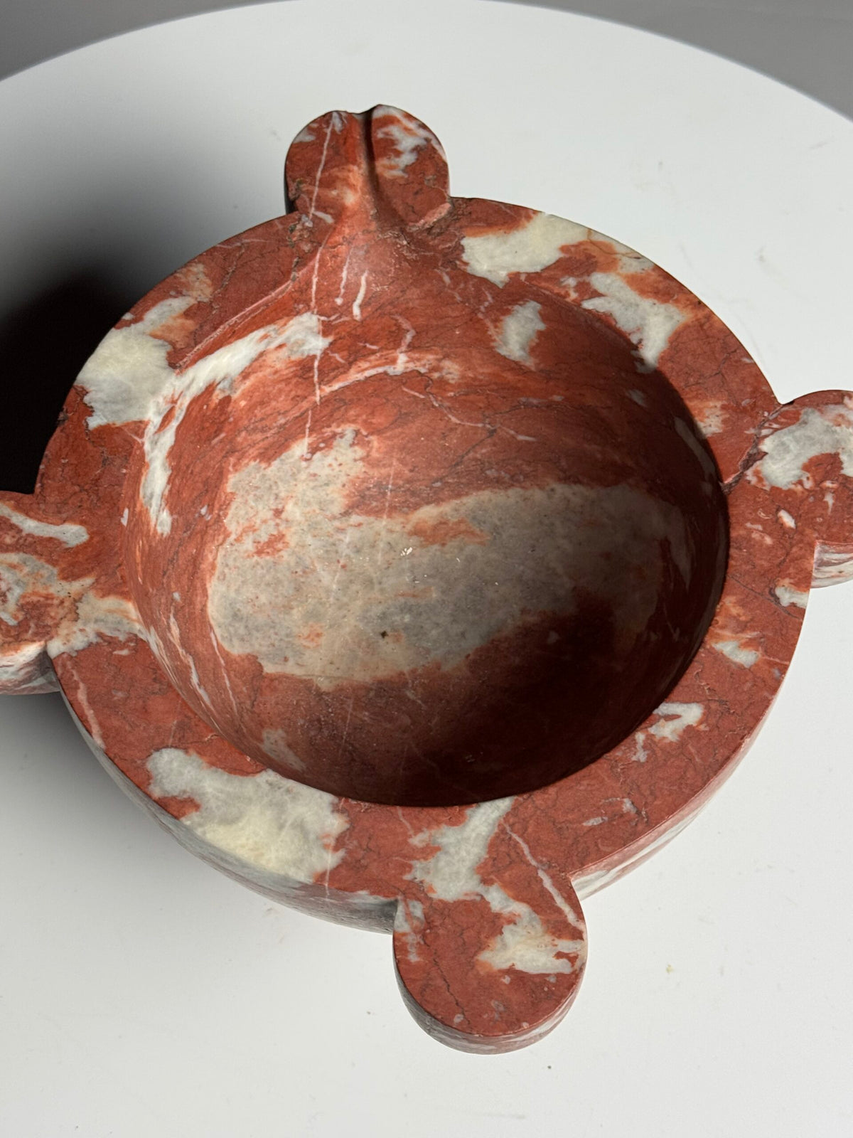 Red Languedoc Marble Mortar, France, 20th Century, photo 11