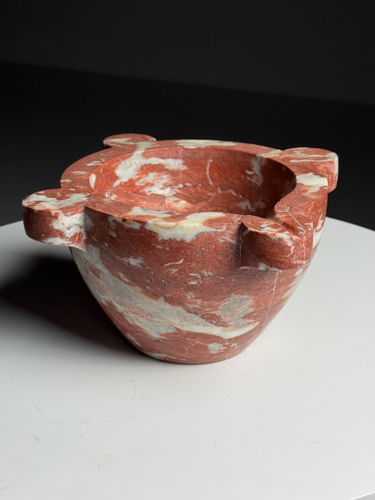 Red Languedoc Marble Mortar, France, 20th Century, photo 7