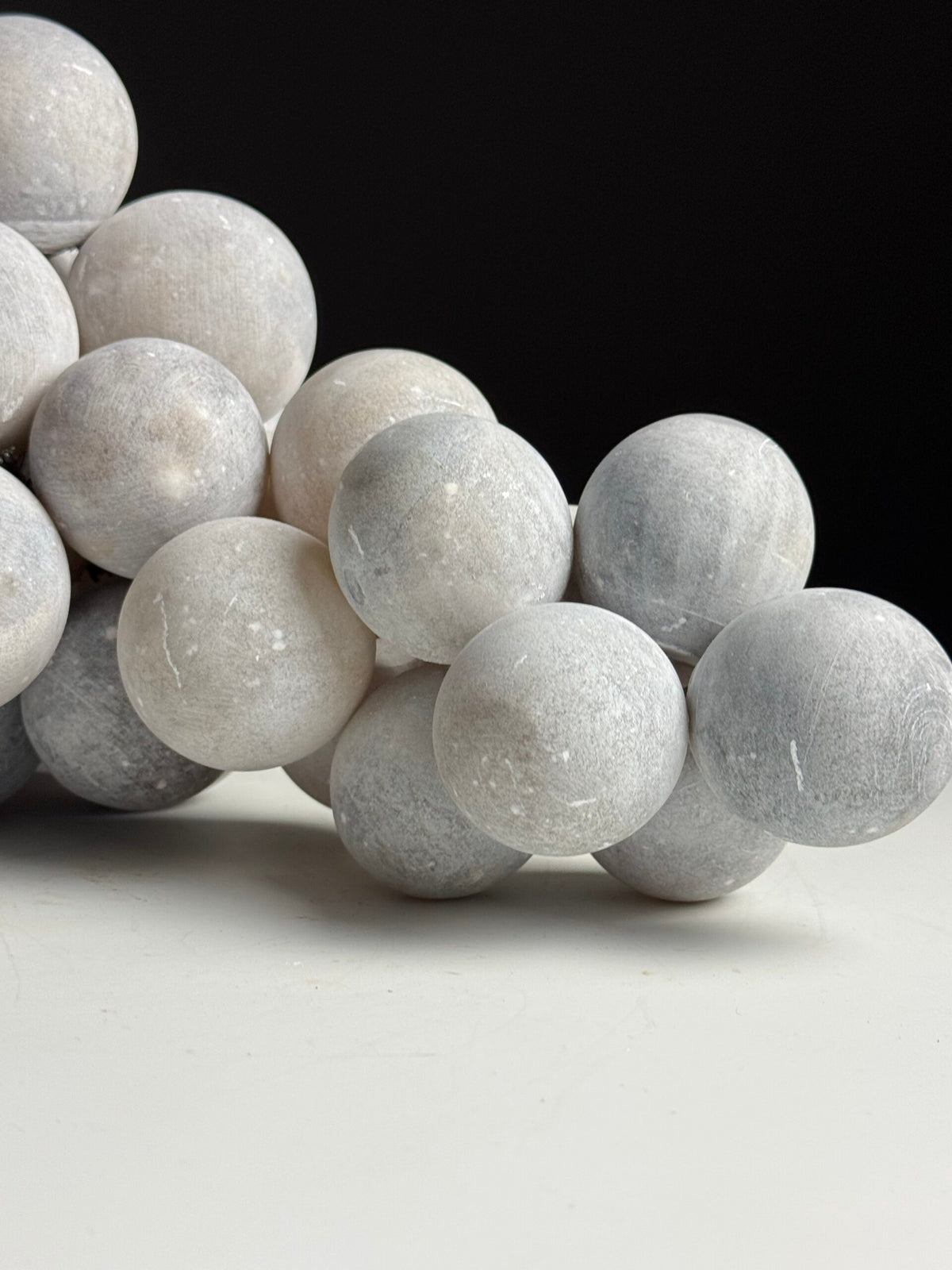 Large Grey Alabaster Bunch of Grapes, Italy, photo 18