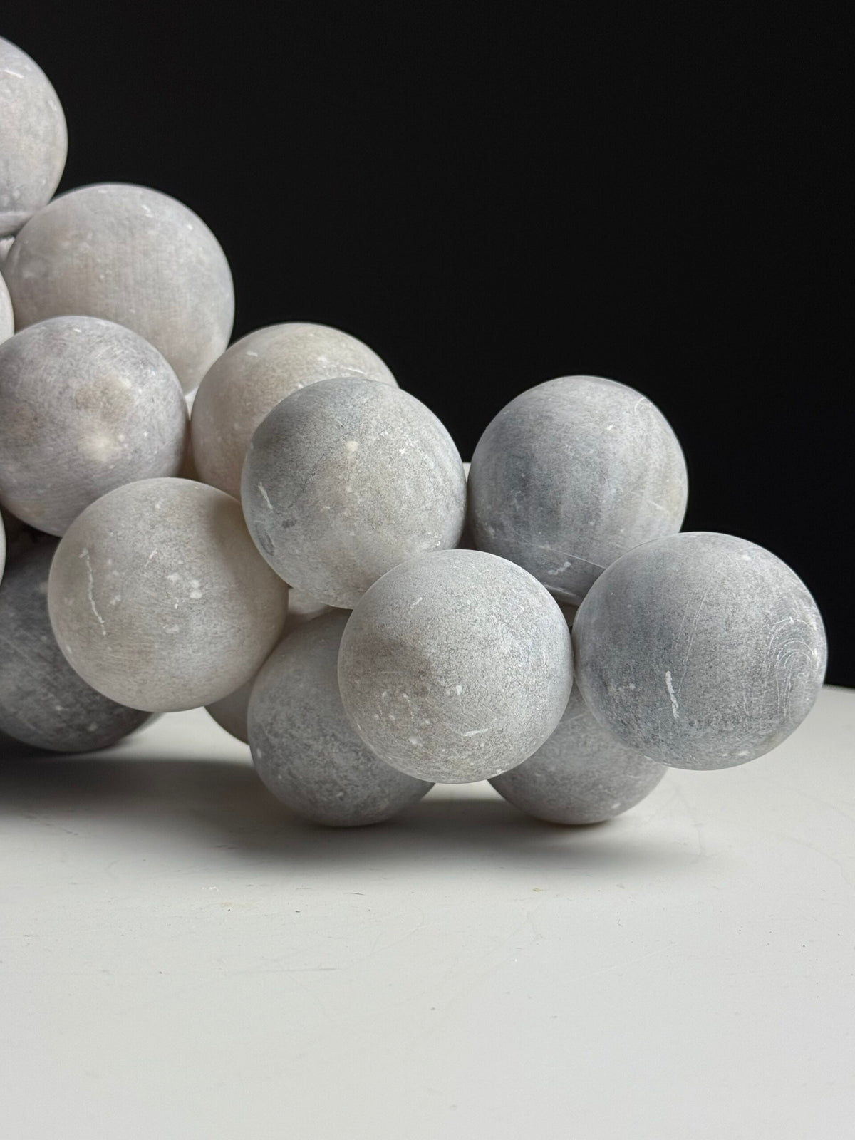 Large Grey Alabaster Bunch of Grapes, Italy, photo 17
