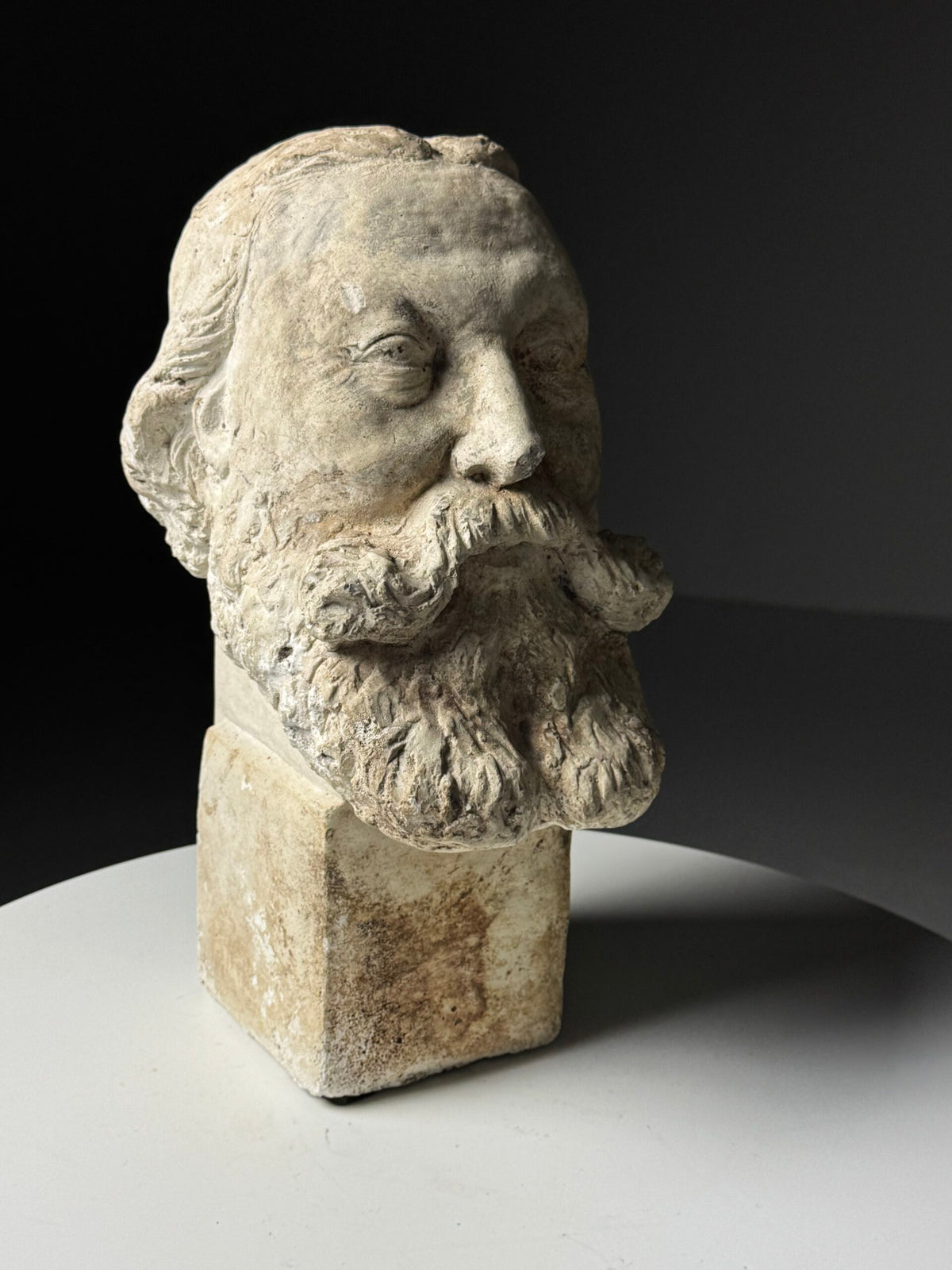 Classical Plaster Bust of a Head, Early to Mid 20th Century, photo 6