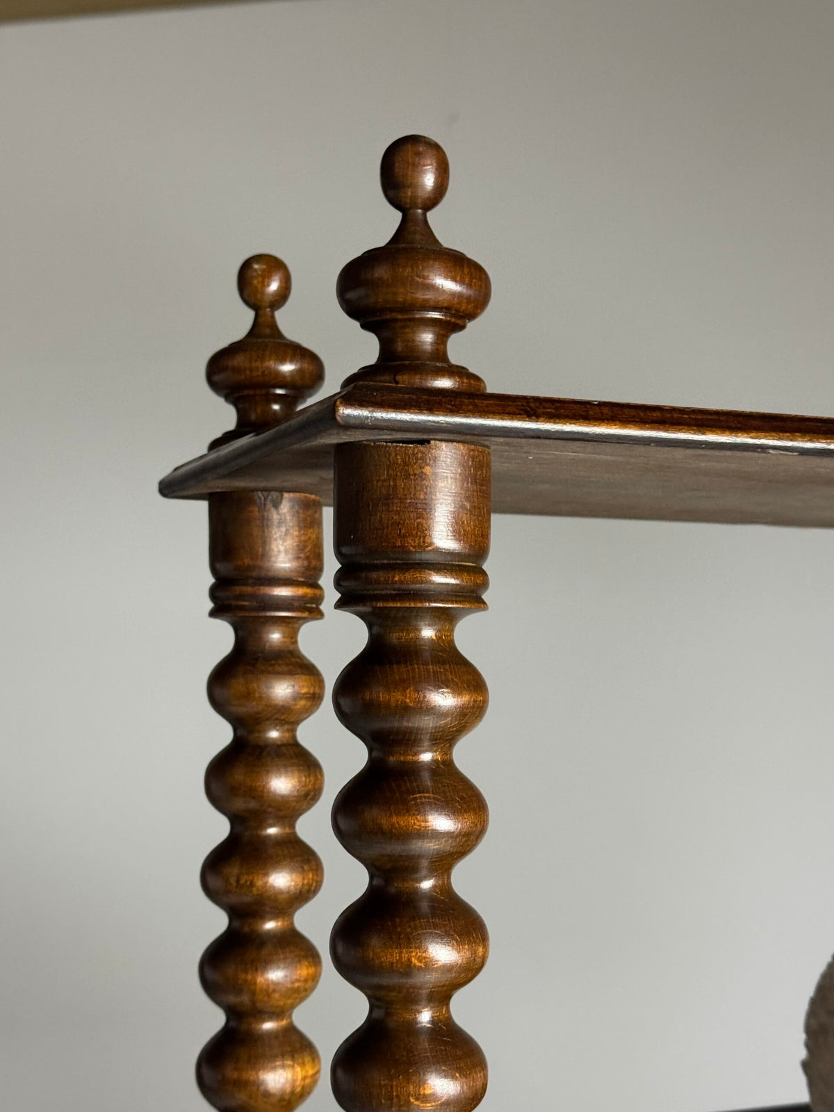French Bobbin Bookcase in Walnut, Early to Mid 20th Century, photo 2
