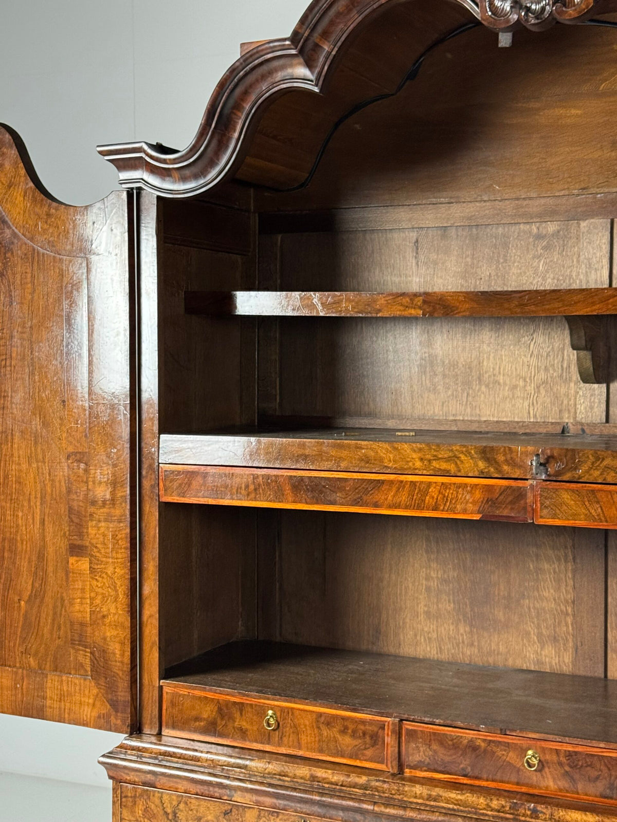 Dutch Burr Walnut Cabinet, circa 1740, photo 7