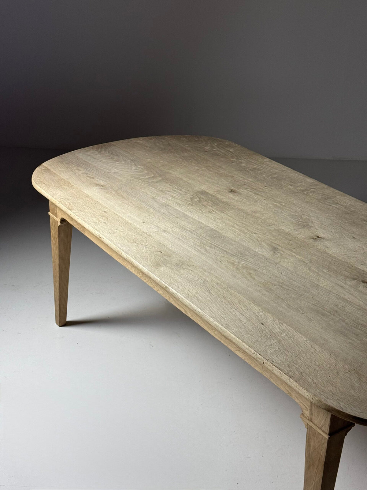 Oval French Style Oak Refectory Table, 250 cm, photo 7