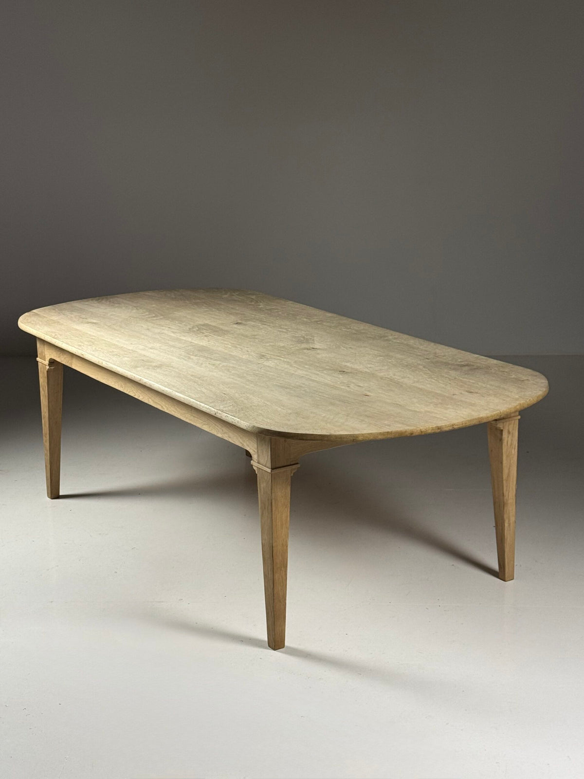 Oval French Style Oak Refectory Table, 250 cm, photo 8