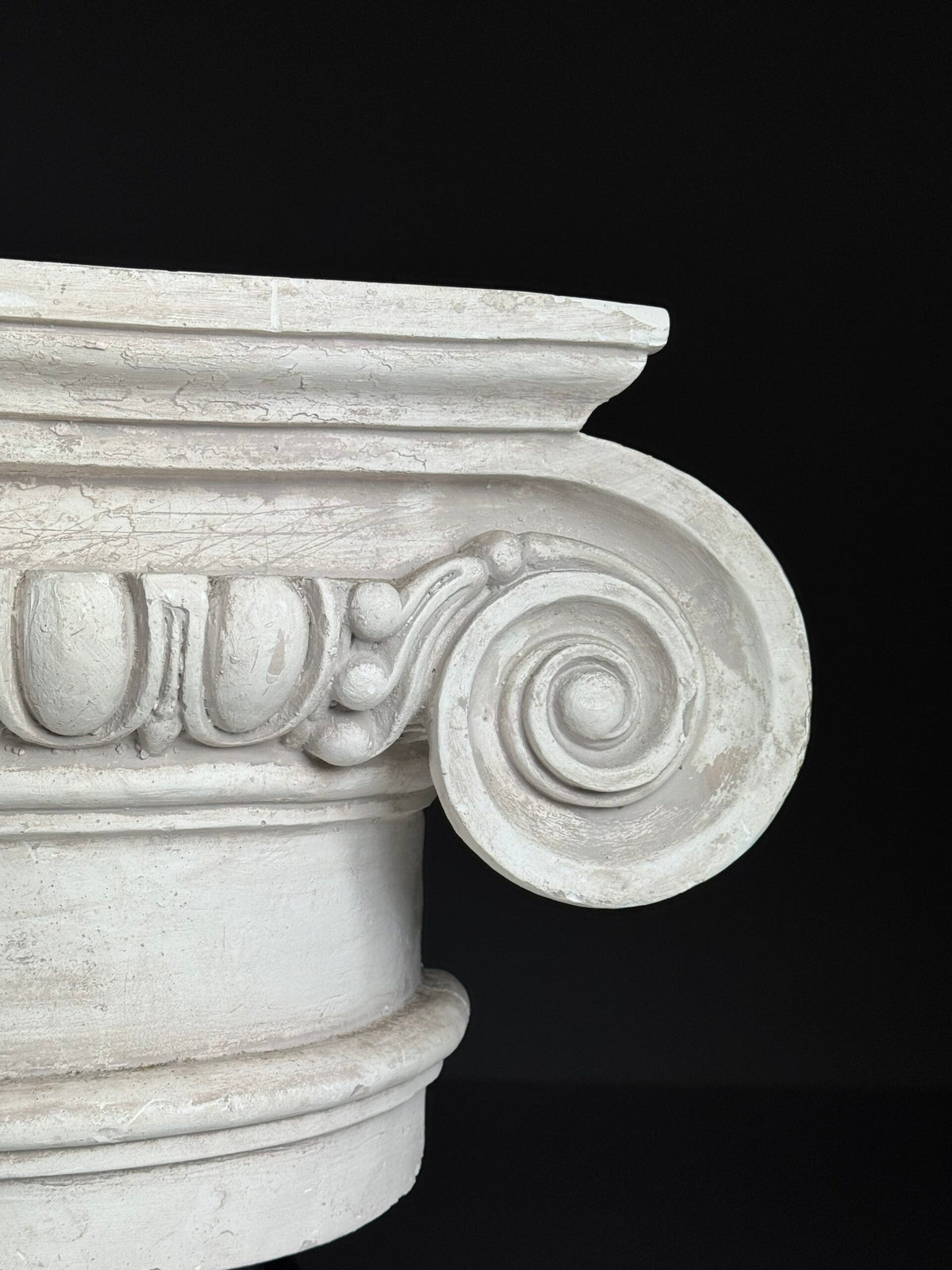 Ionic Plaster Capital on Black Plinth, England, photo 12