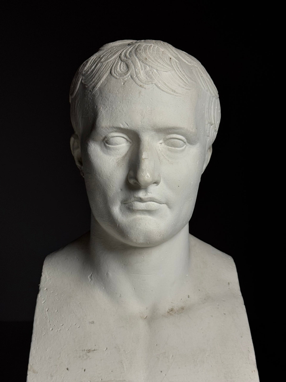 Life-size Plaster Bust of Napoleon, Late 20th Century, photo 21