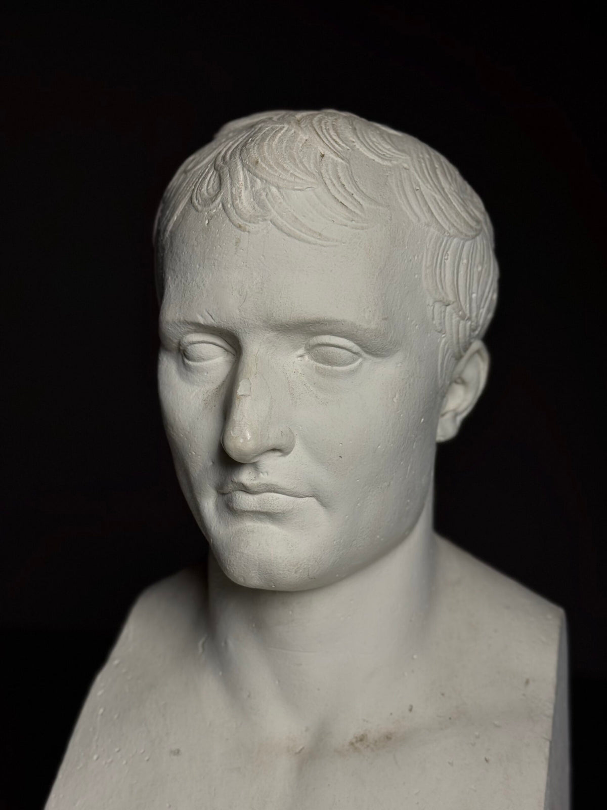 Life-size Plaster Bust of Napoleon, Late 20th Century, photo 18