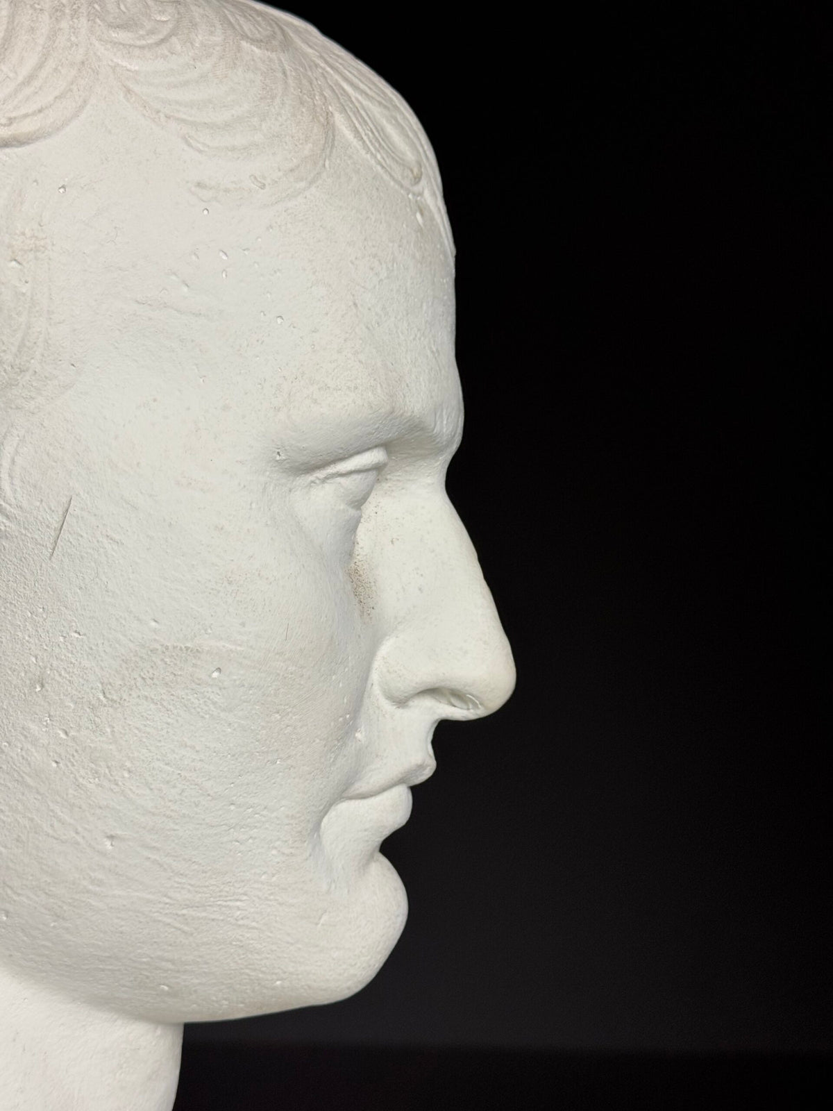 Life-size Plaster Bust of Napoleon, Late 20th Century, photo 14