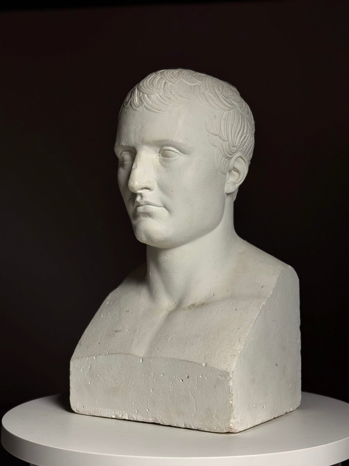 Life-size Plaster Bust of Napoleon, Late 20th Century, photo 5