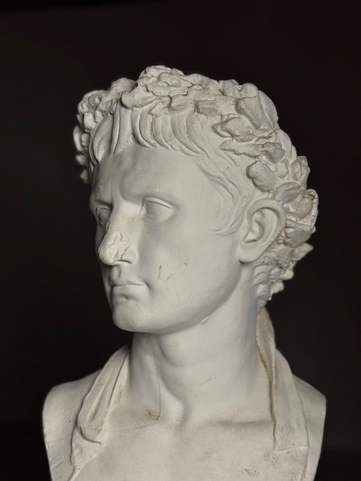 Plaster Bust of Emperor Augustus, Late 20th Century, photo 22