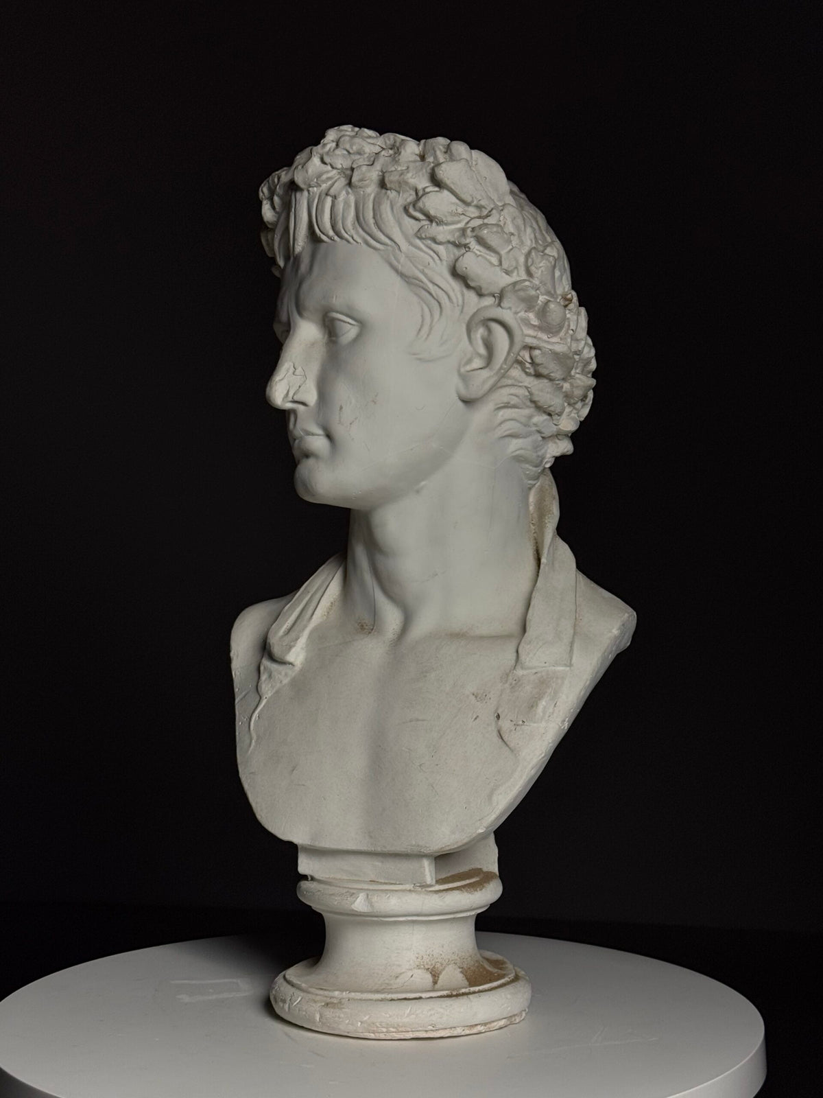 Plaster Bust of Emperor Augustus, Late 20th Century, photo 18