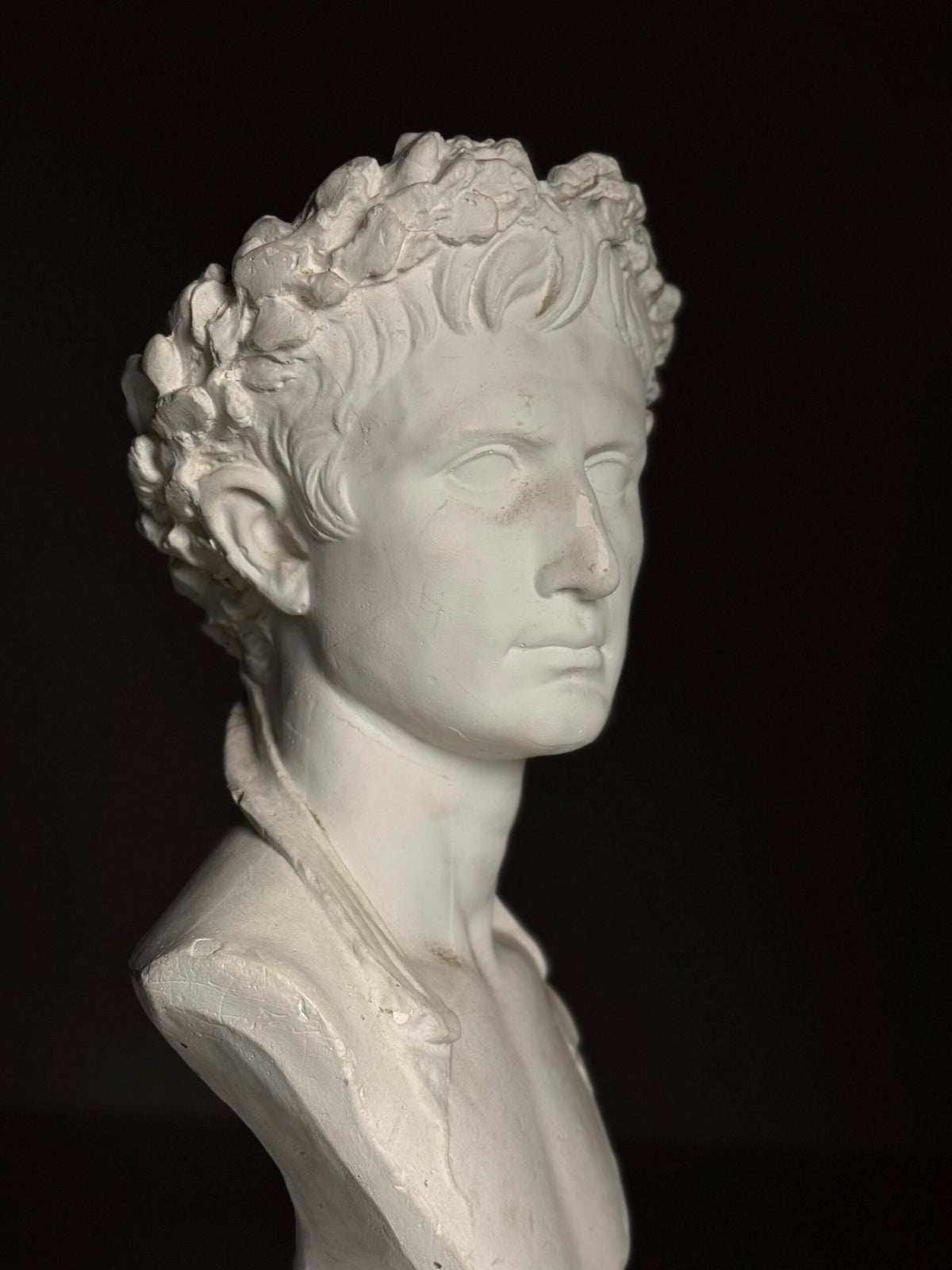 Plaster Bust of Emperor Augustus, Late 20th Century, photo 10