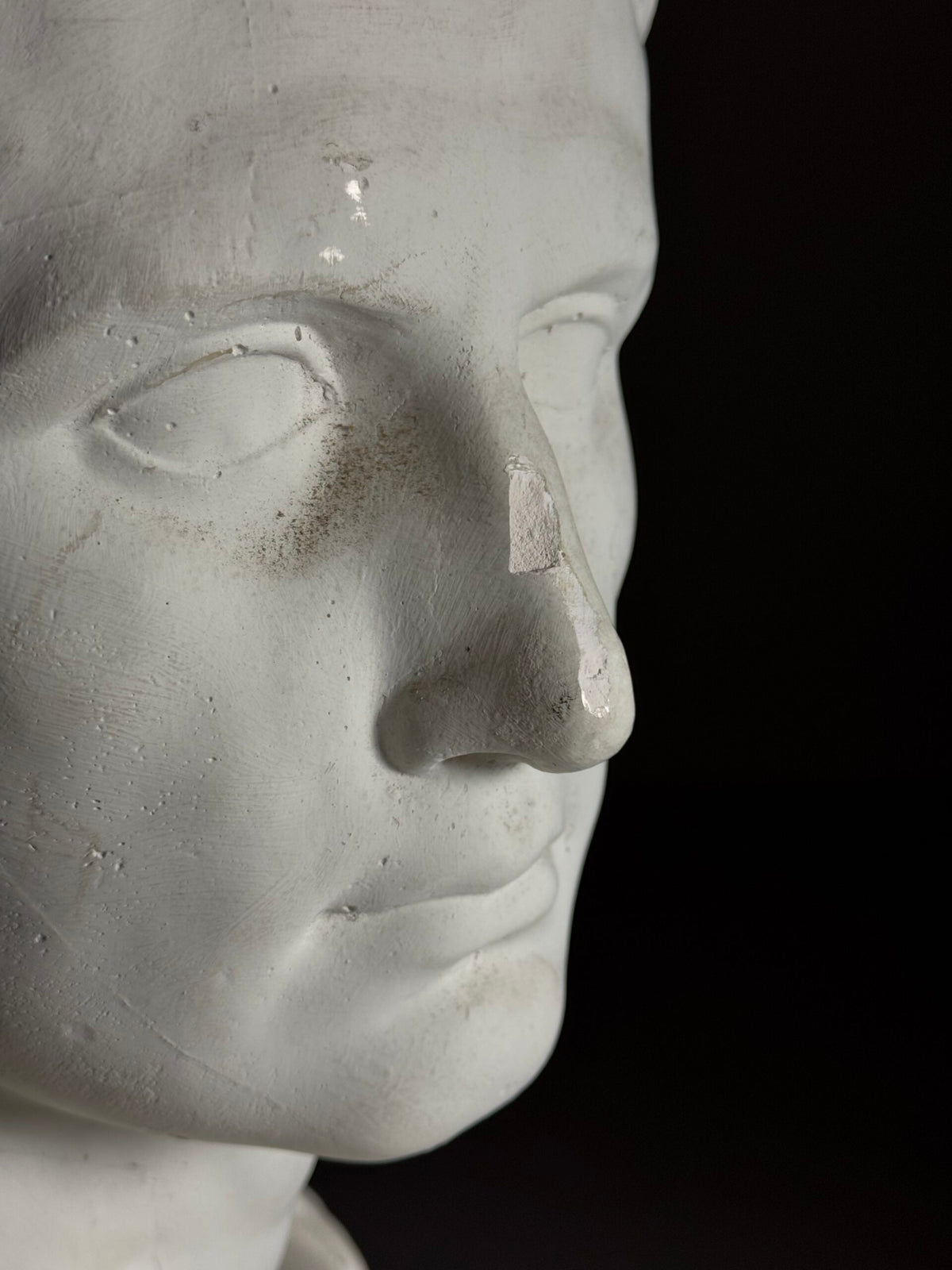 Plaster Bust of Emperor Augustus, Late 20th Century, photo 3