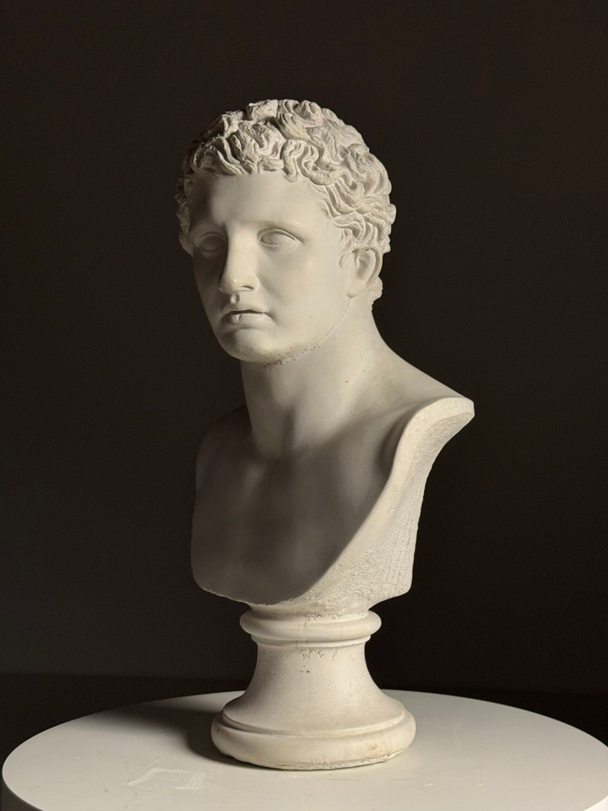 Bust of Meleager, Composite Stone, Late 20th Century, photo 24
