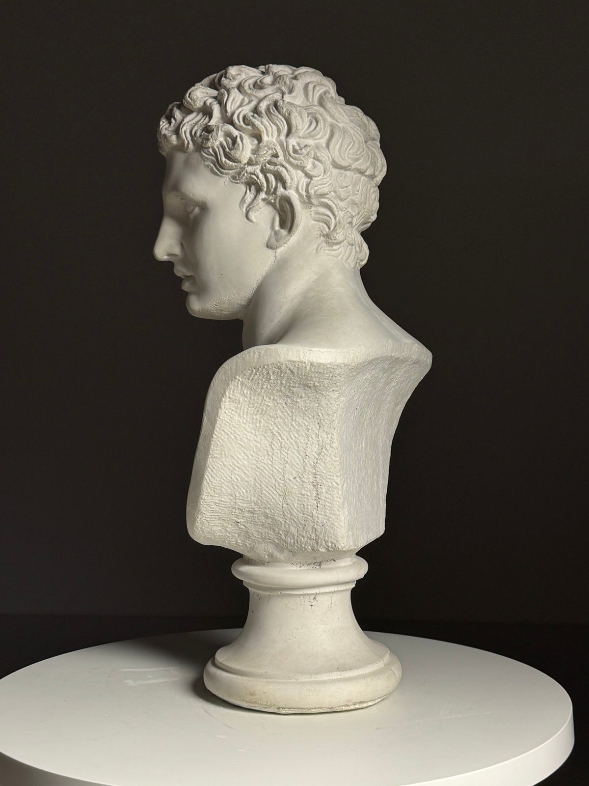 Bust of Meleager, Composite Stone, Late 20th Century, photo 12