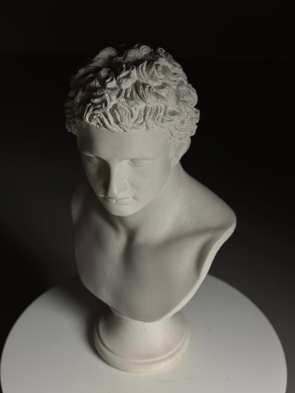 Bust of Meleager, Composite Stone, Late 20th Century, photo 5
