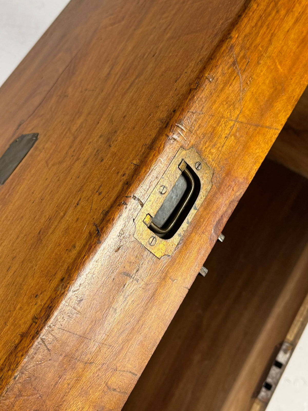 English Camphor Wood Campaign Chest, 19th Century, photo 12