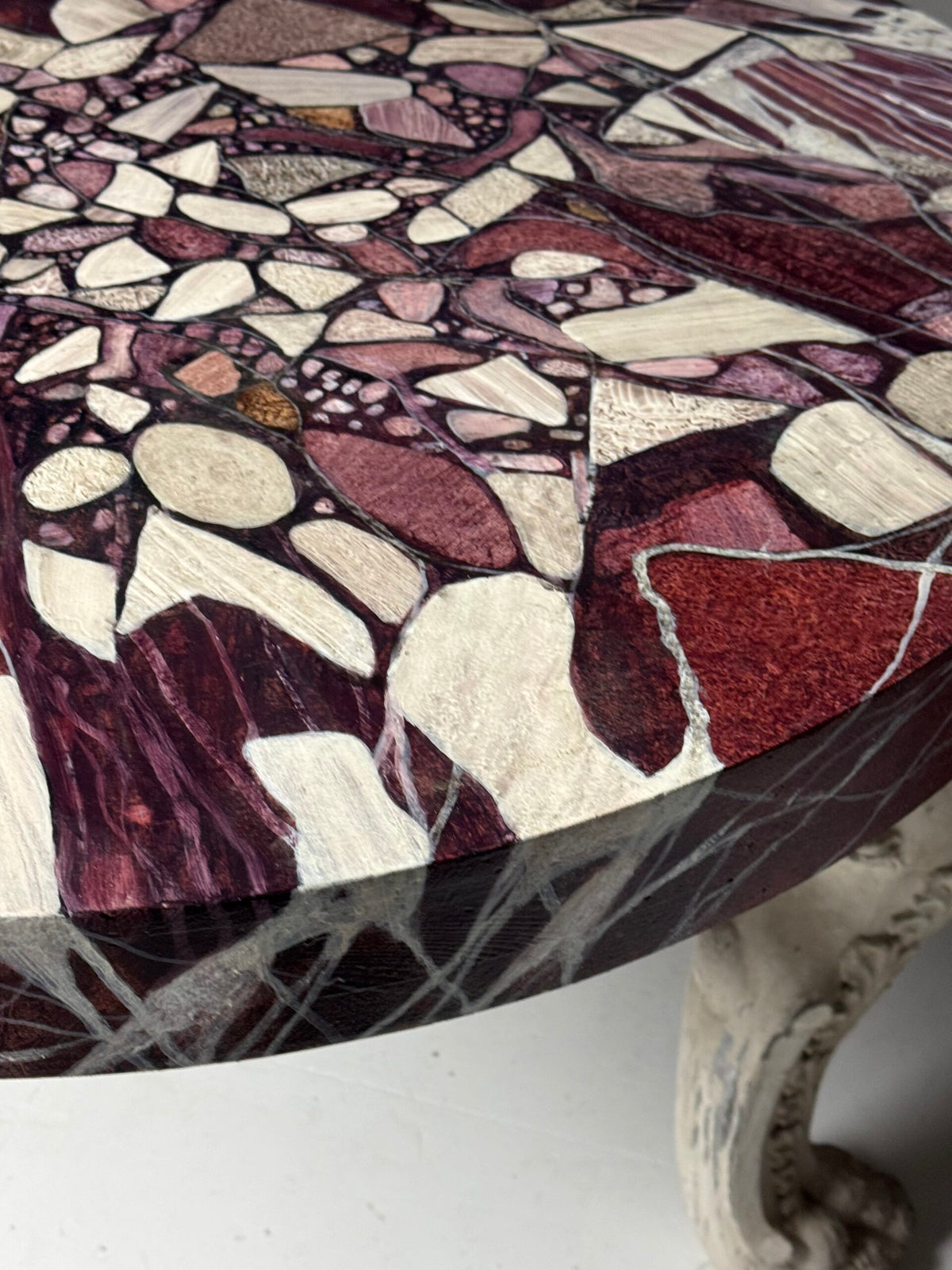 Grand Tour Style Faux Marble Center Table, Early 20th Century, photo 24