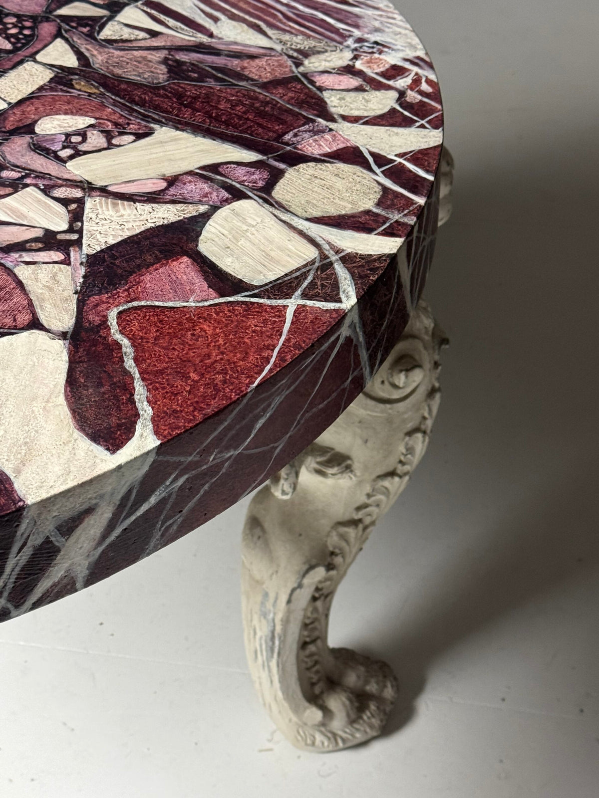 Grand Tour Style Faux Marble Center Table, Early 20th Century, photo 23
