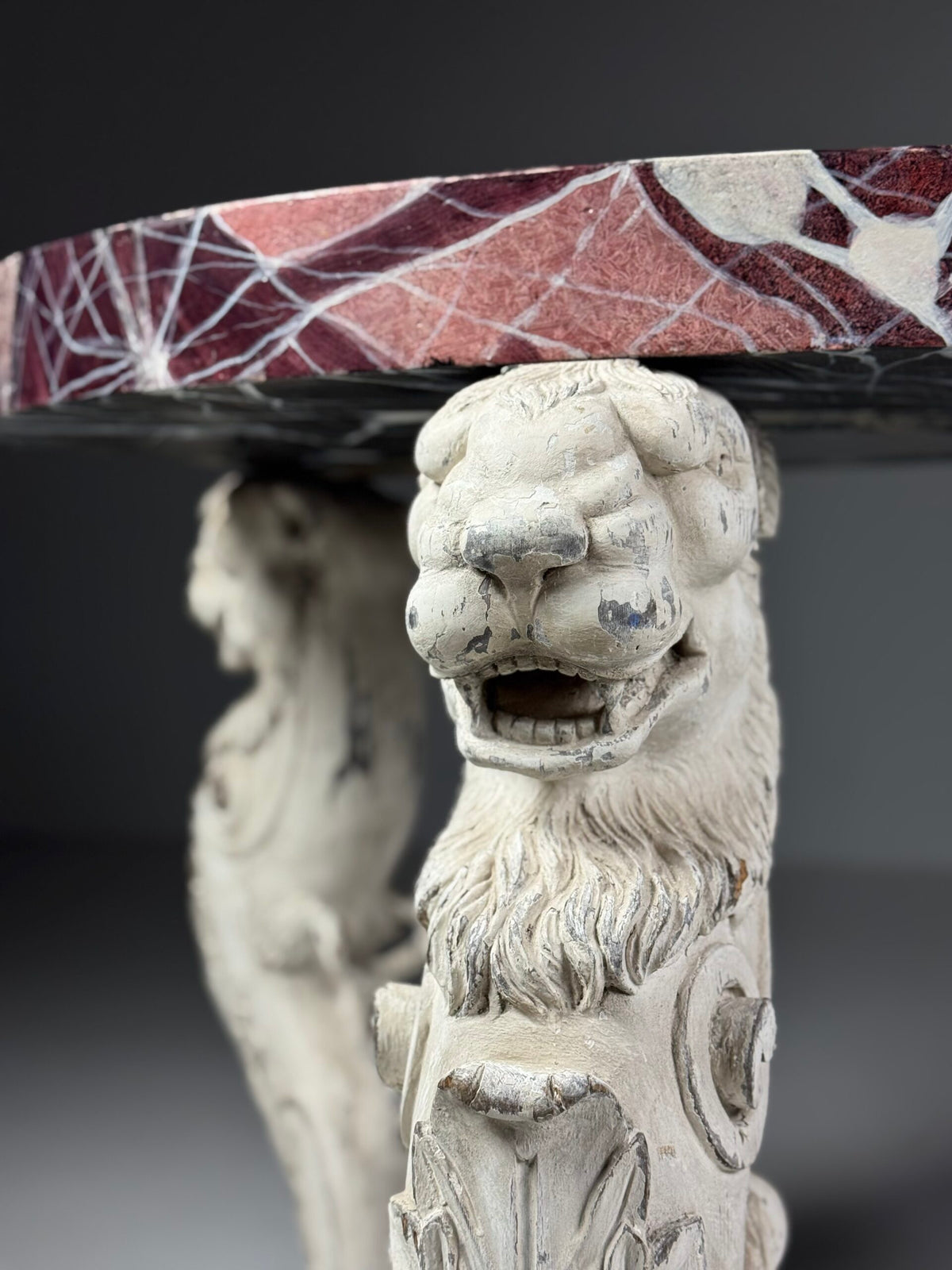 Grand Tour Style Faux Marble Center Table, Early 20th Century, photo 18