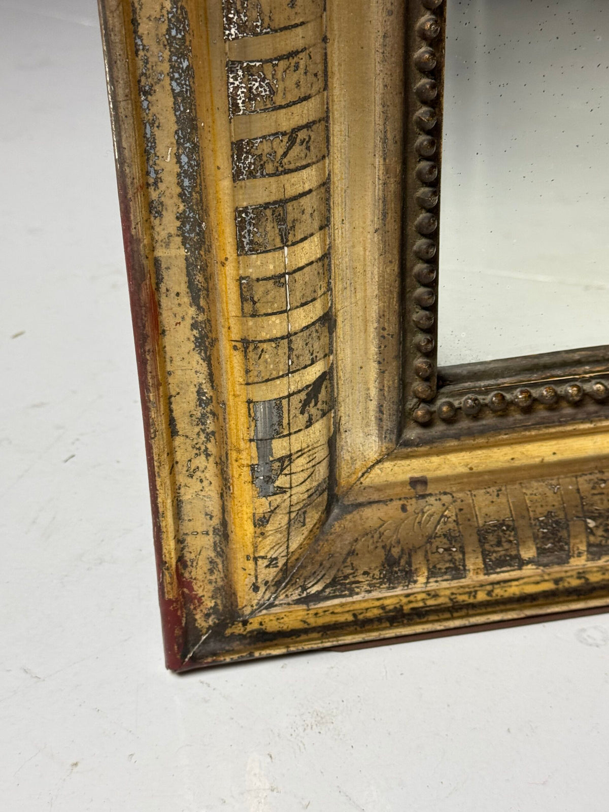 Louis Philippe Giltwood Mirror, France, 19th Century, photo 4