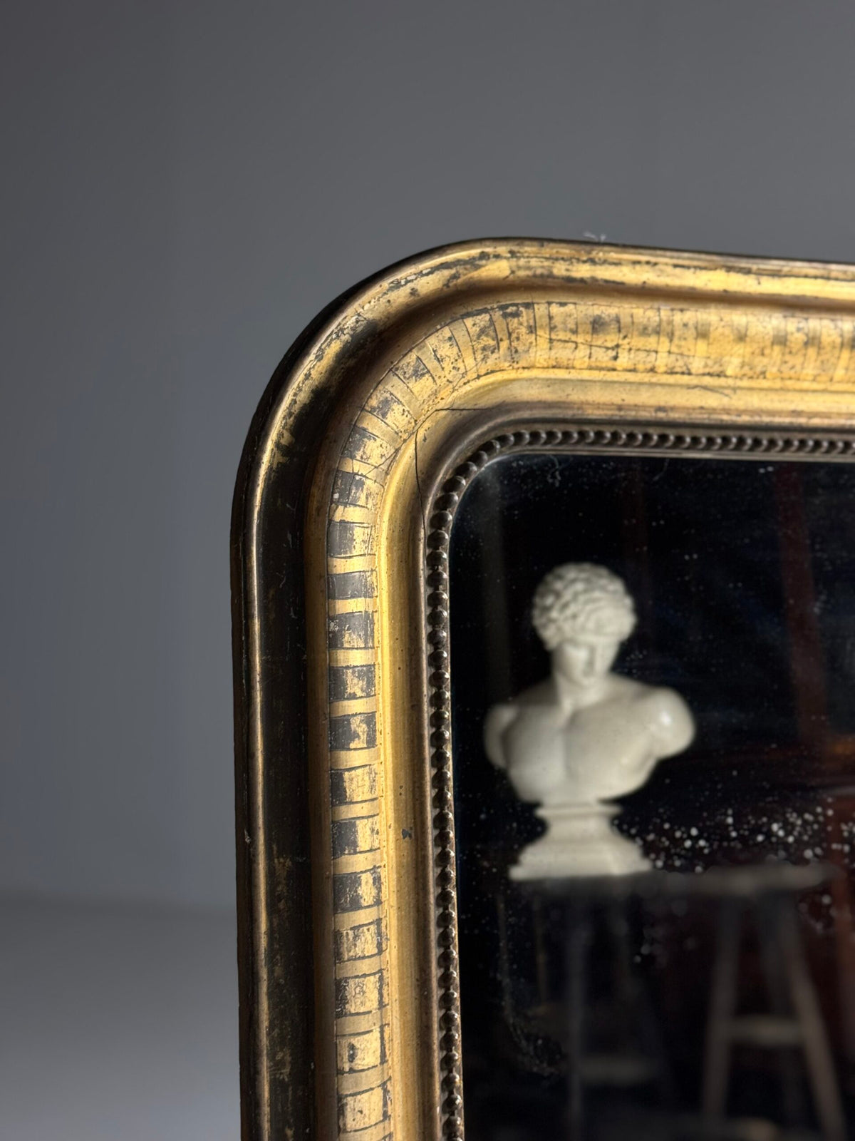 Louis Philippe Giltwood Mirror, France, 19th Century, photo 2
