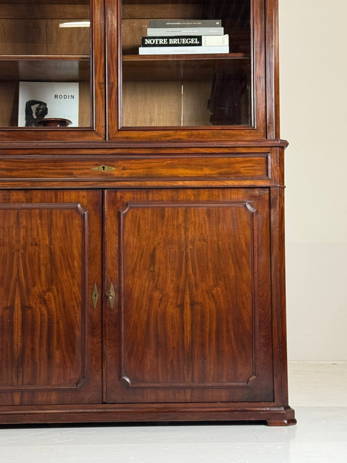 Louis Philippe Mahogany Bookcase, Belgian or French, 19th Century, photo 4