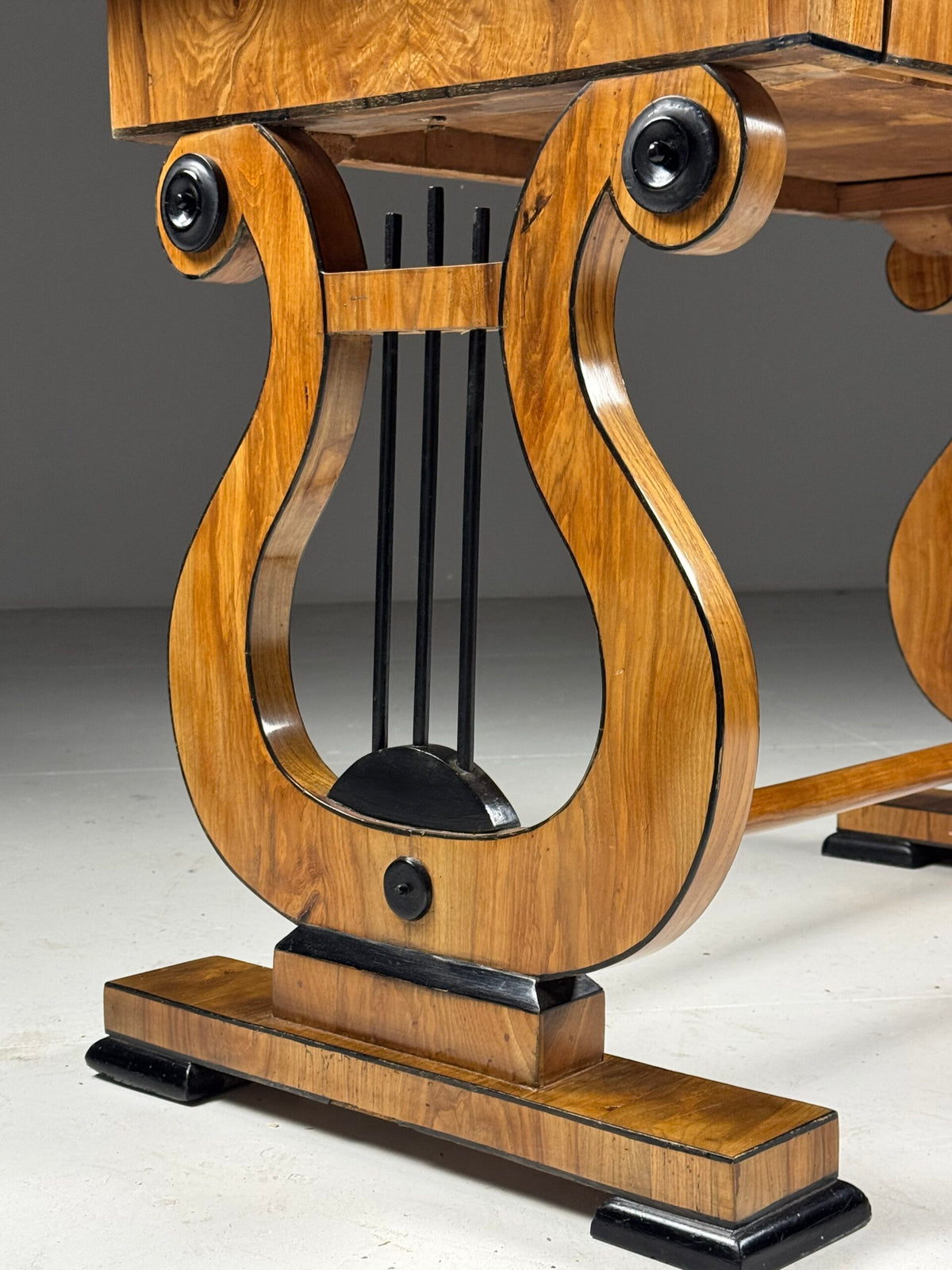 Biedermeier Ash Writing Table, Germany or Austria, Mid 19th Century, photo 18