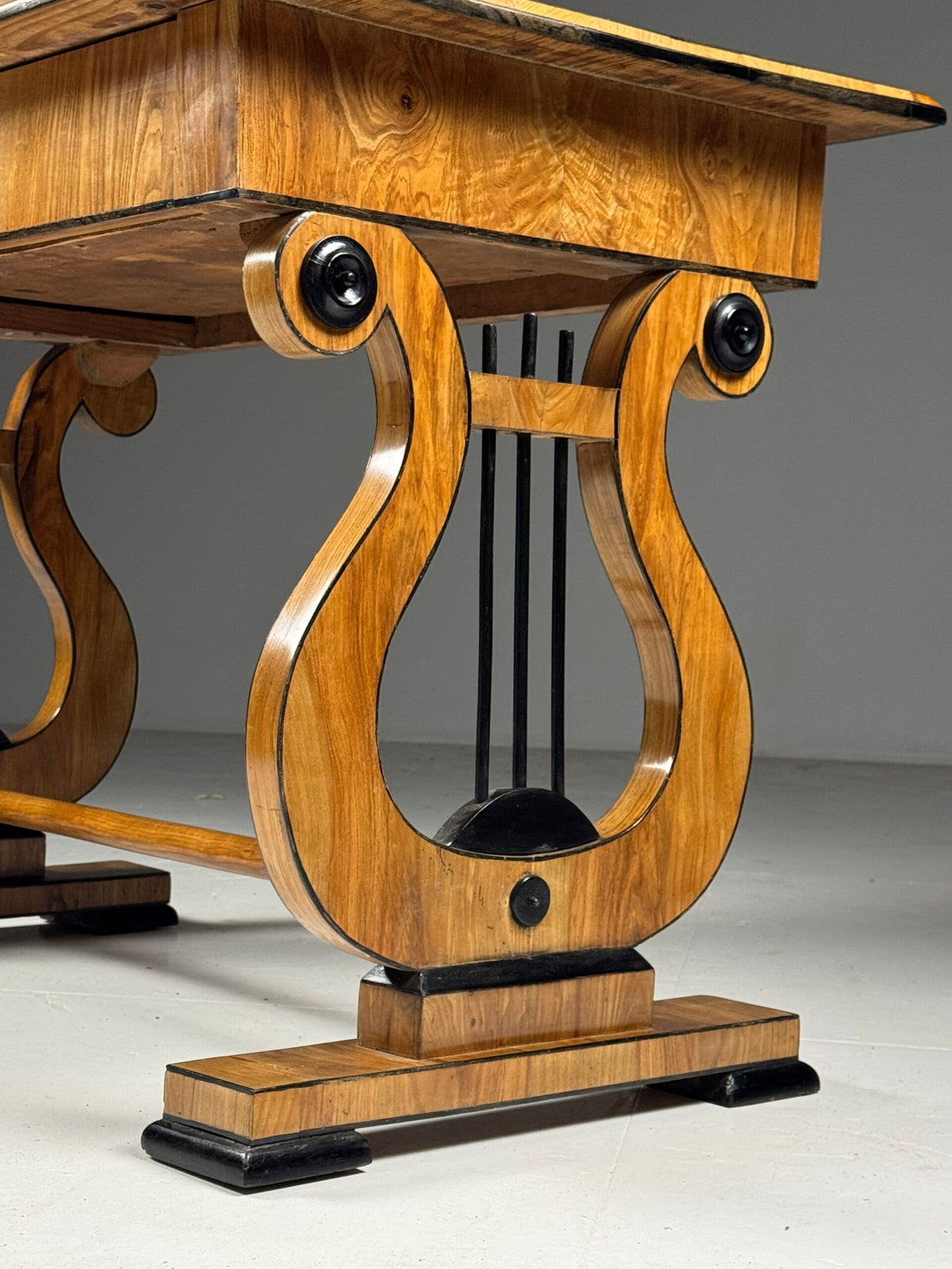 Biedermeier Ash Writing Table, Germany or Austria, Mid 19th Century, photo 3