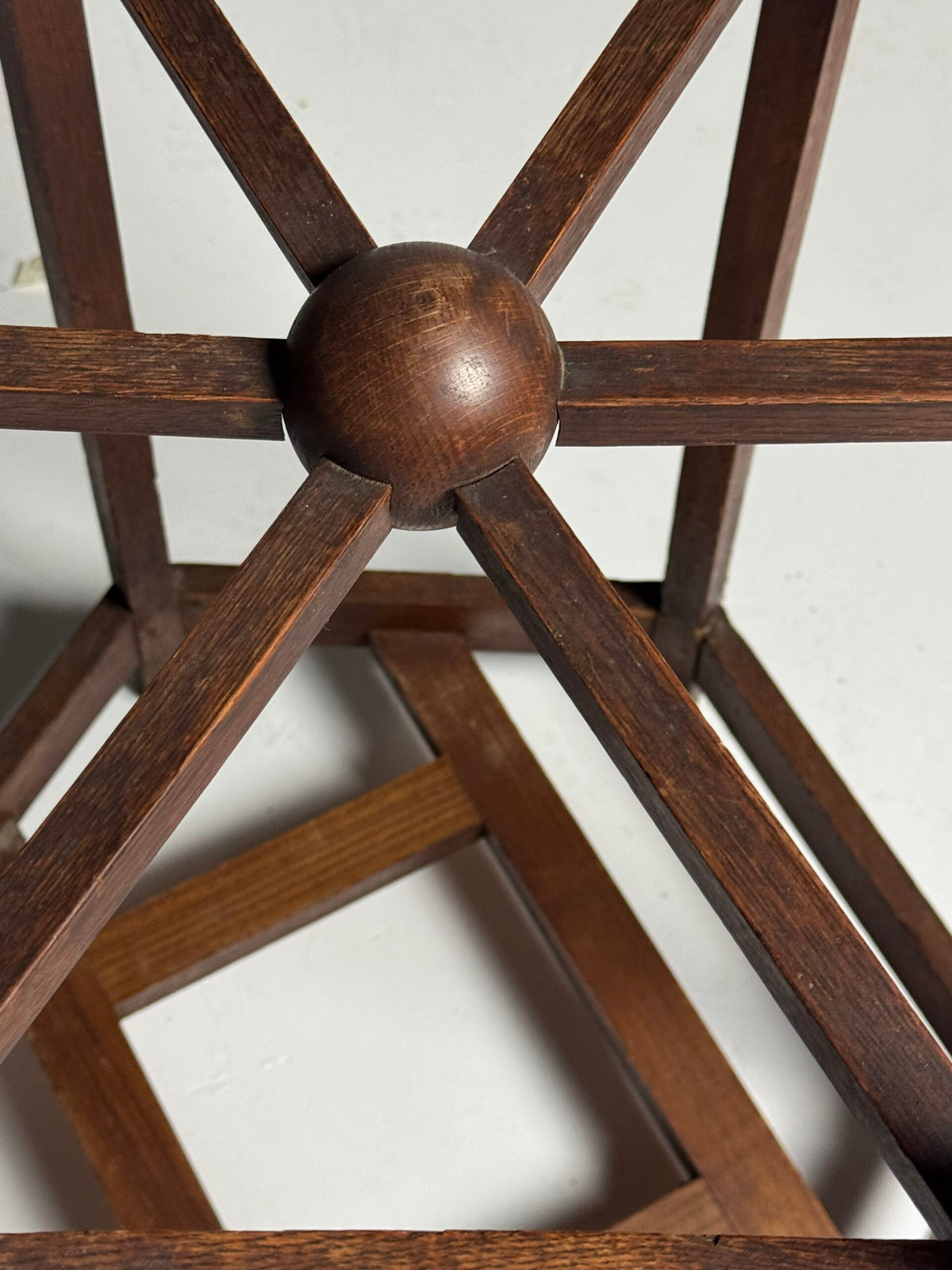 Arts and Crafts Oak Coat Stand, Early 20th Century, photo 5