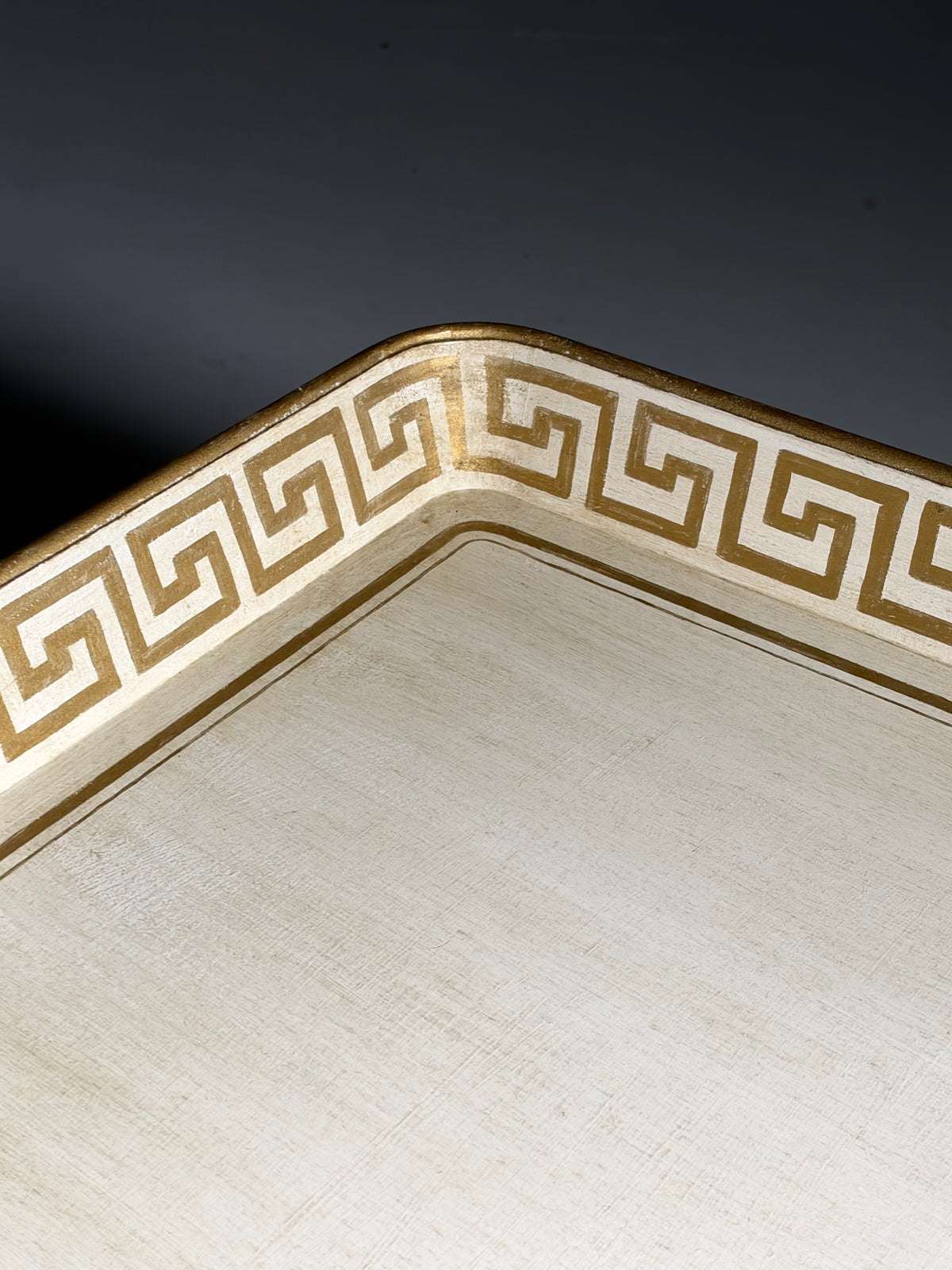 Faux Bamboo tray table side table