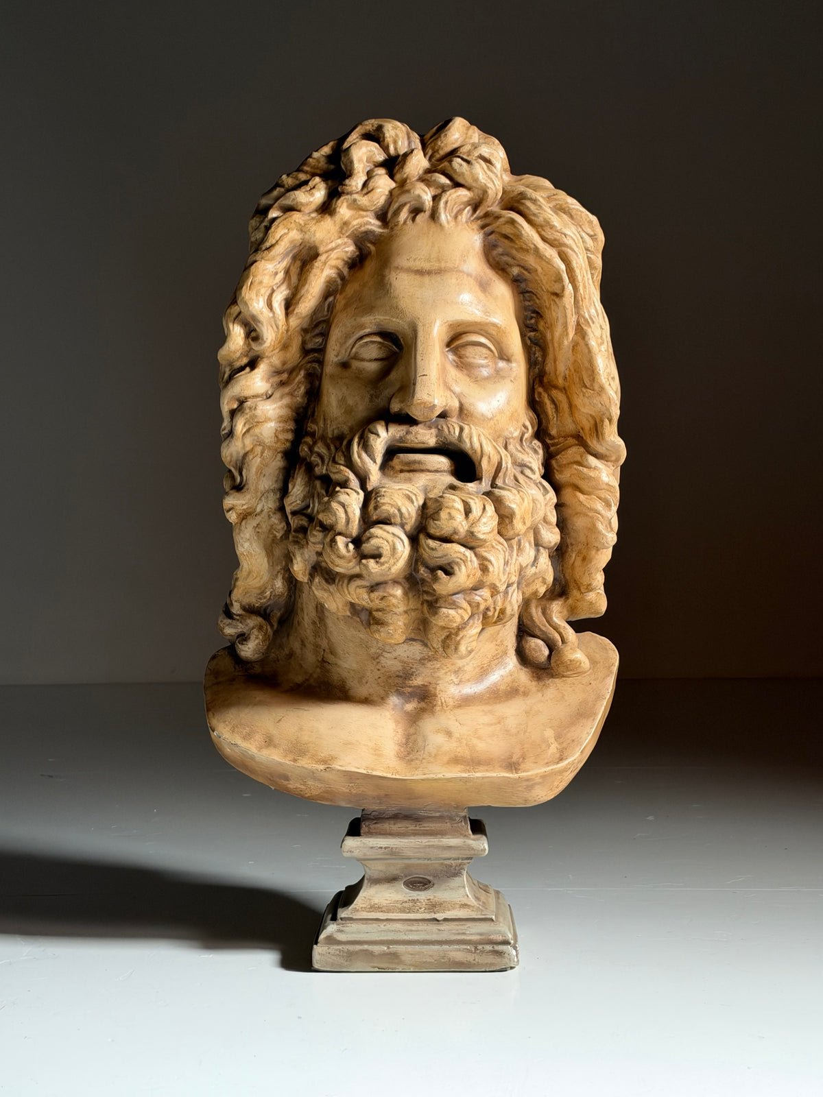Plaster bust of Zeus