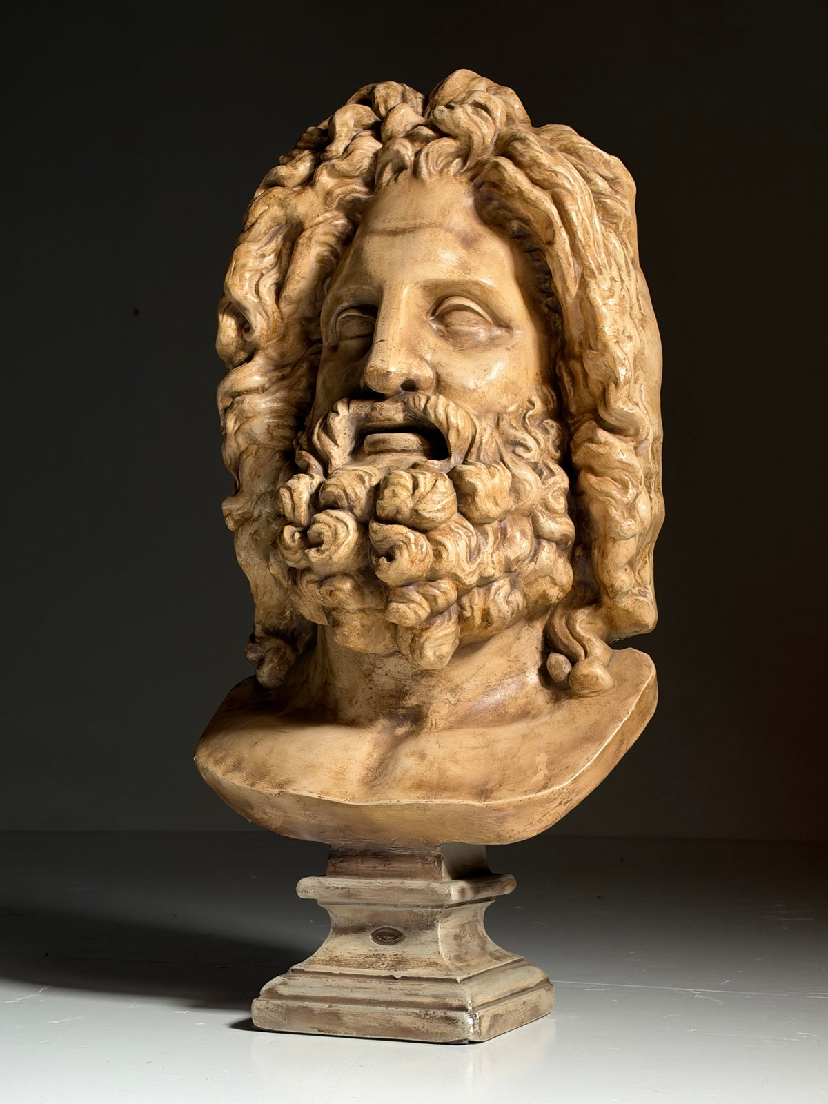 Plaster bust of Zeus