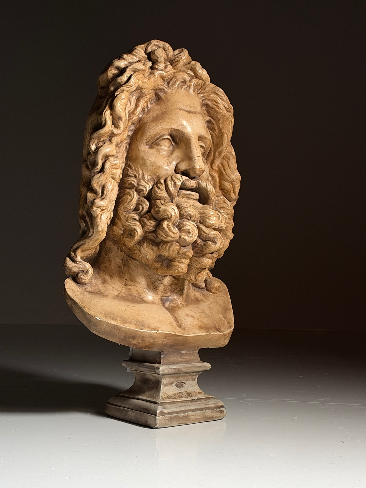 Plaster bust of Zeus