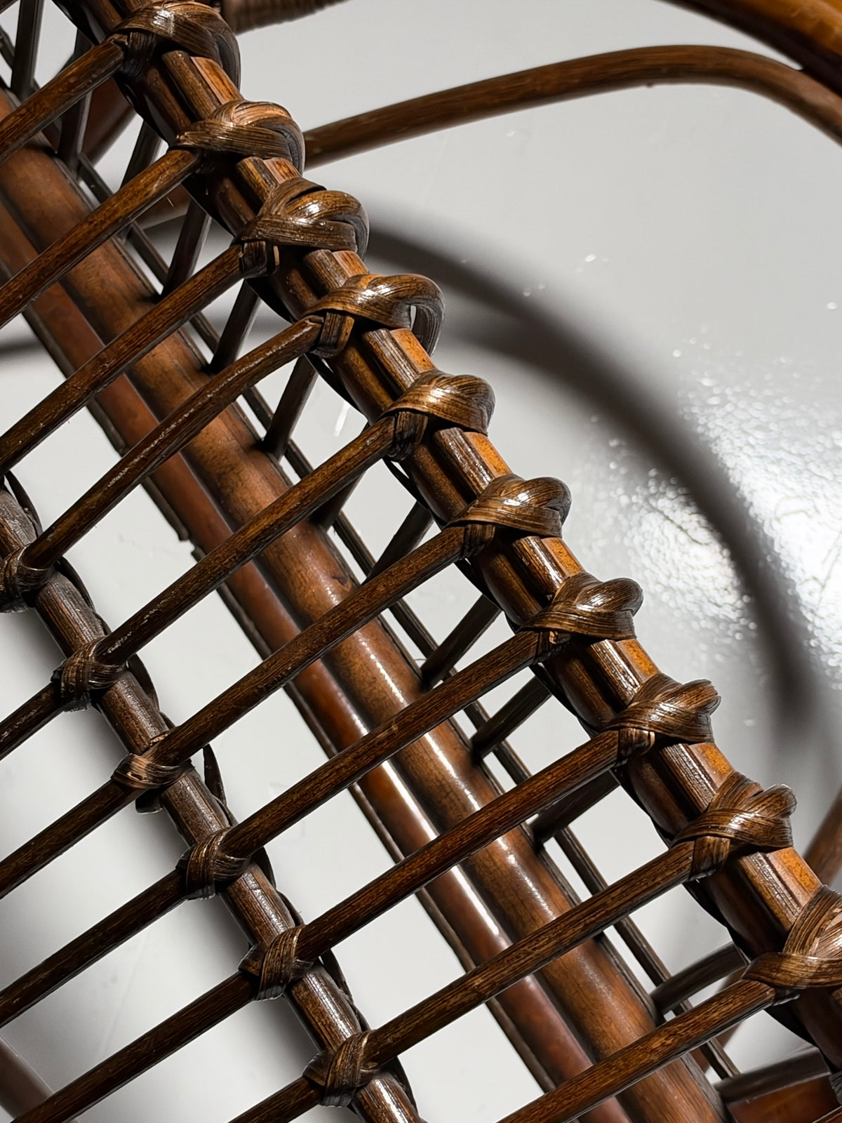 Rattan rocking chair, circa 1950
