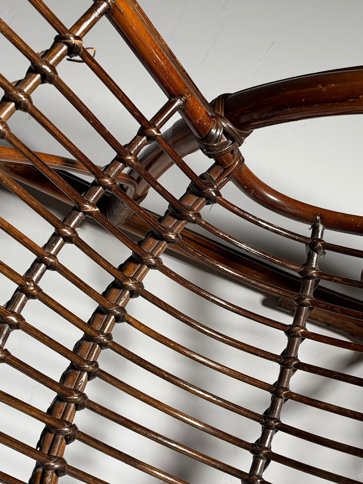 Rattan rocking chair, circa 1950