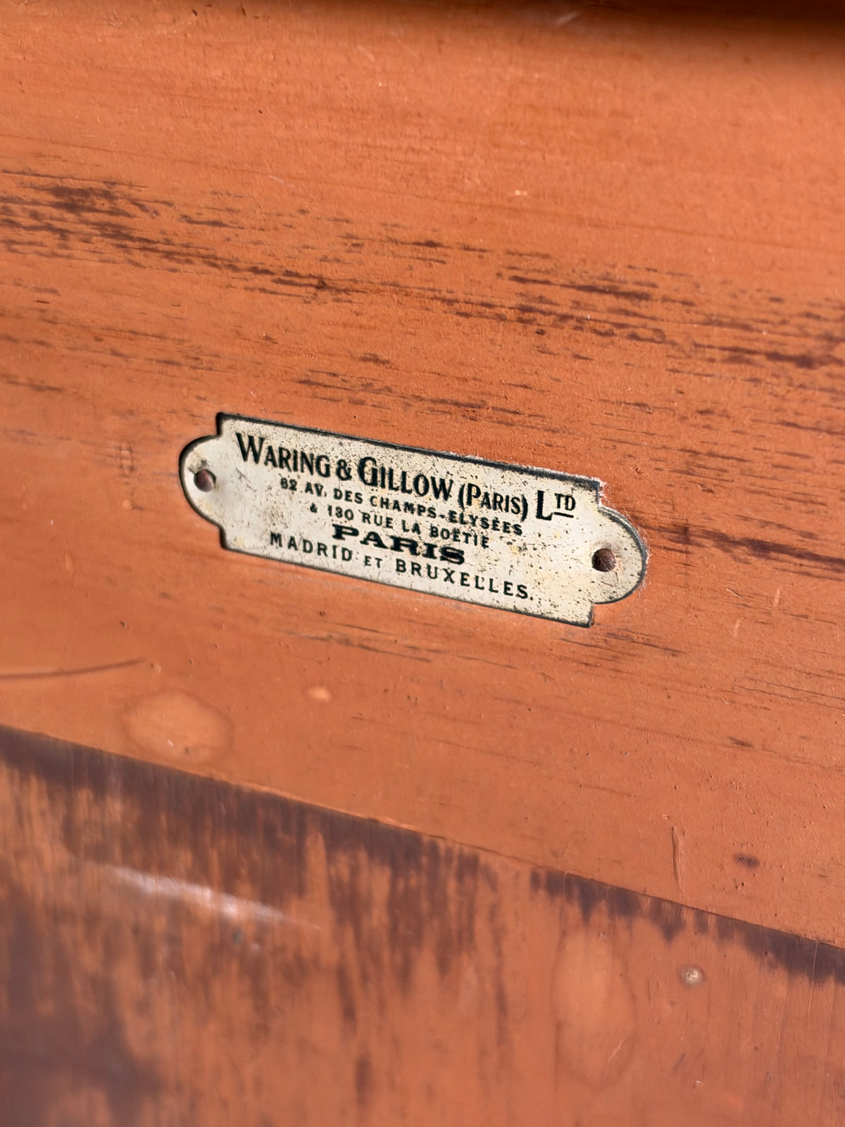 Waring & Gillow English chest of drawers