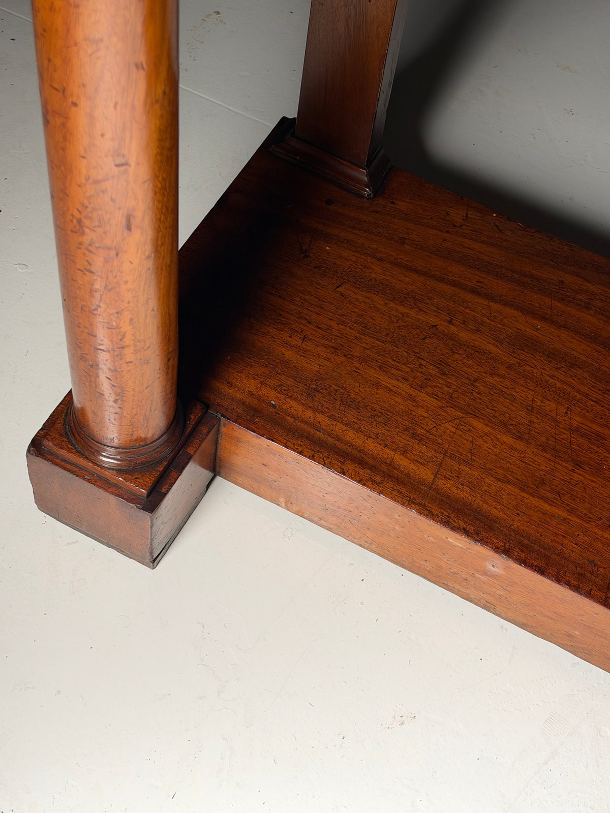 19th century Empire style trumeau side table