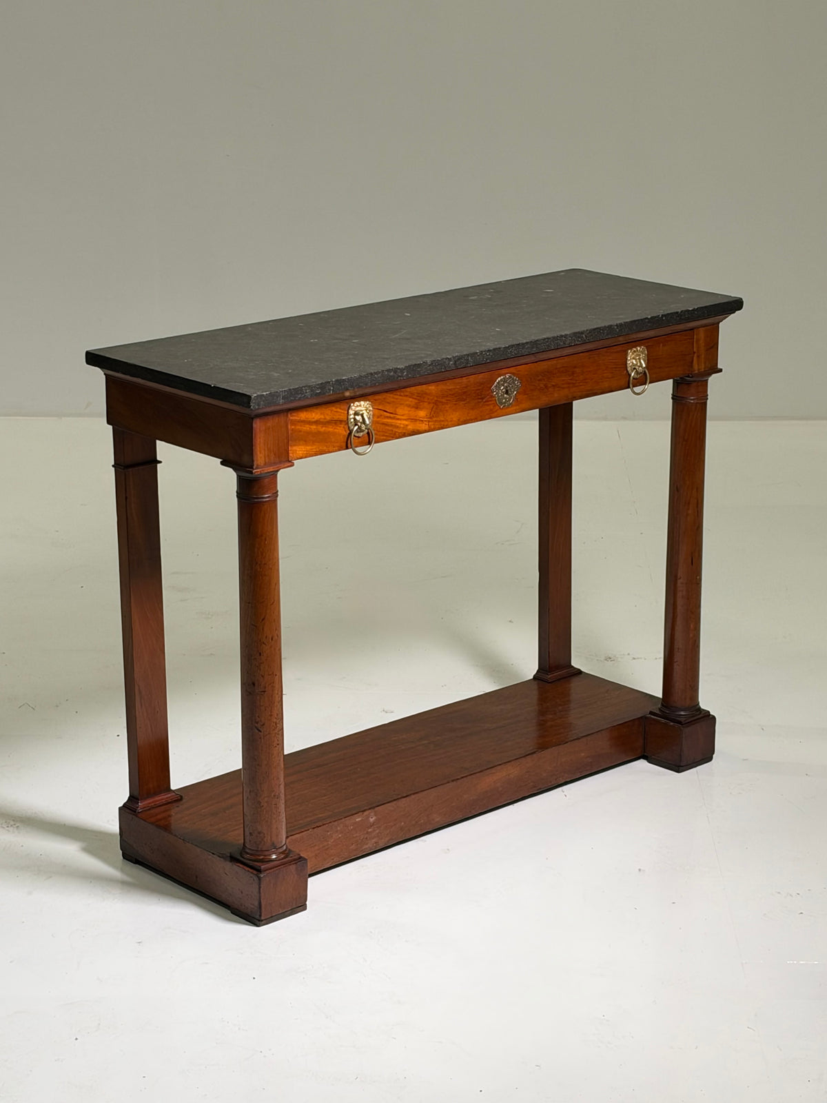 19th century Empire style trumeau side table