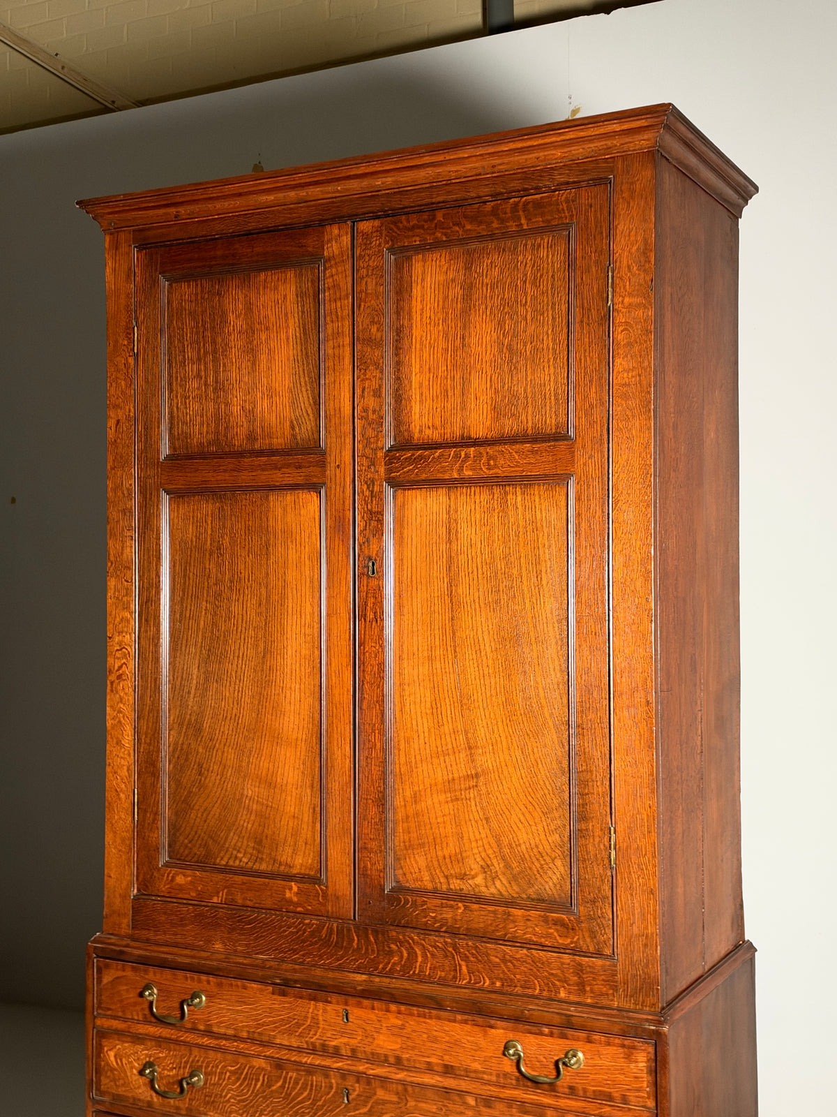19th century English desk cabinet