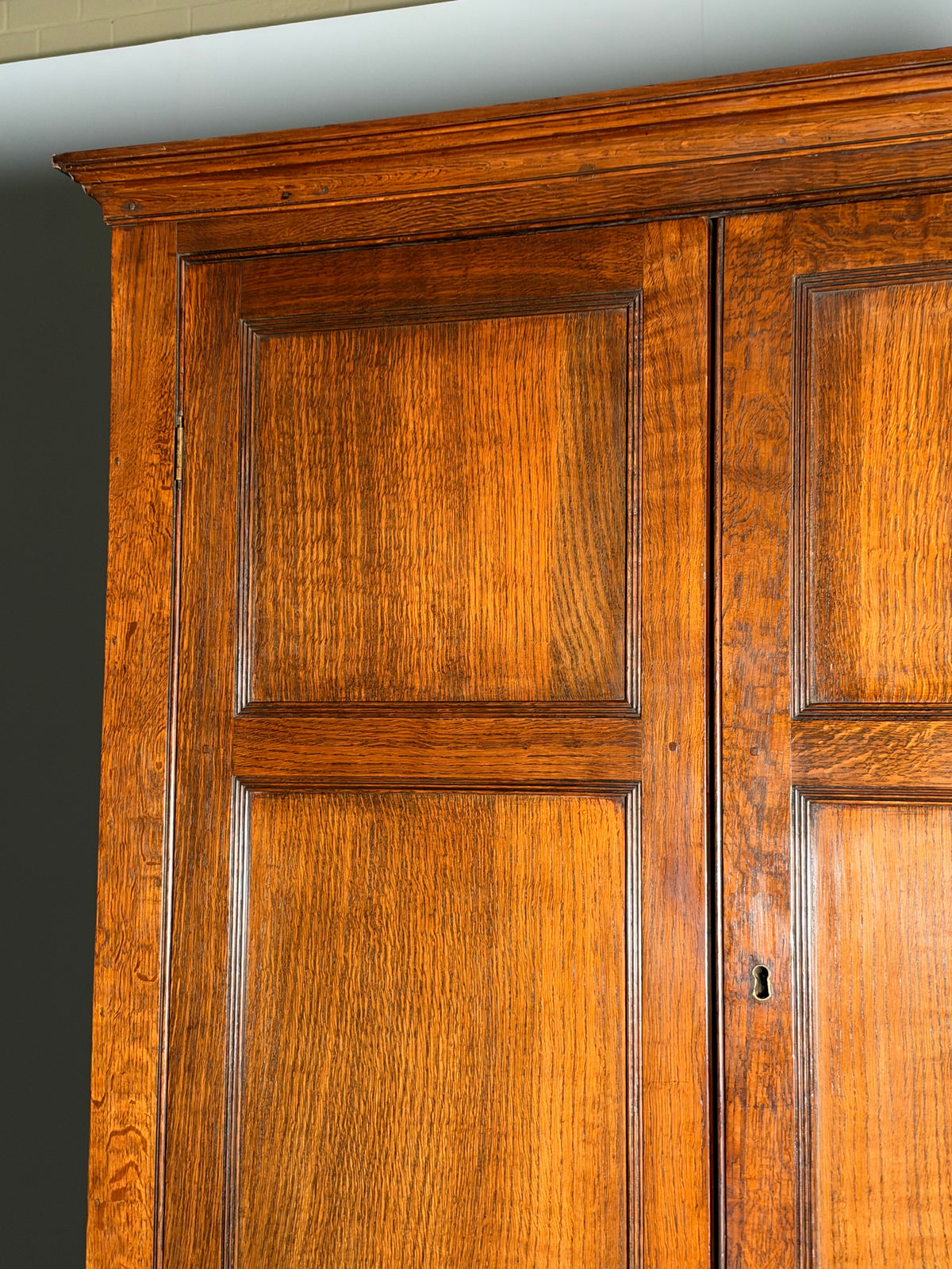 19th century English desk cabinet