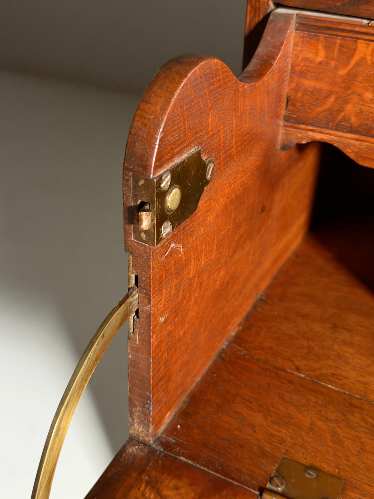 19th century English desk cabinet