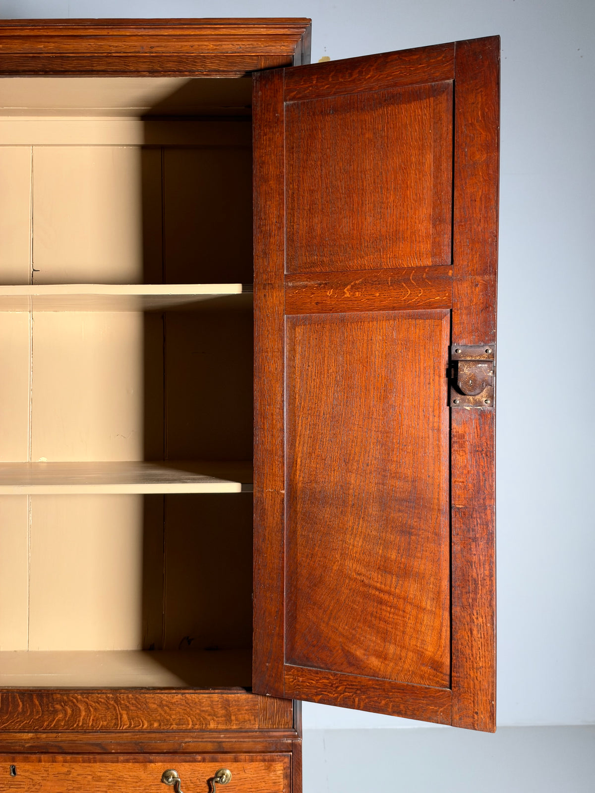 19th century English desk cabinet