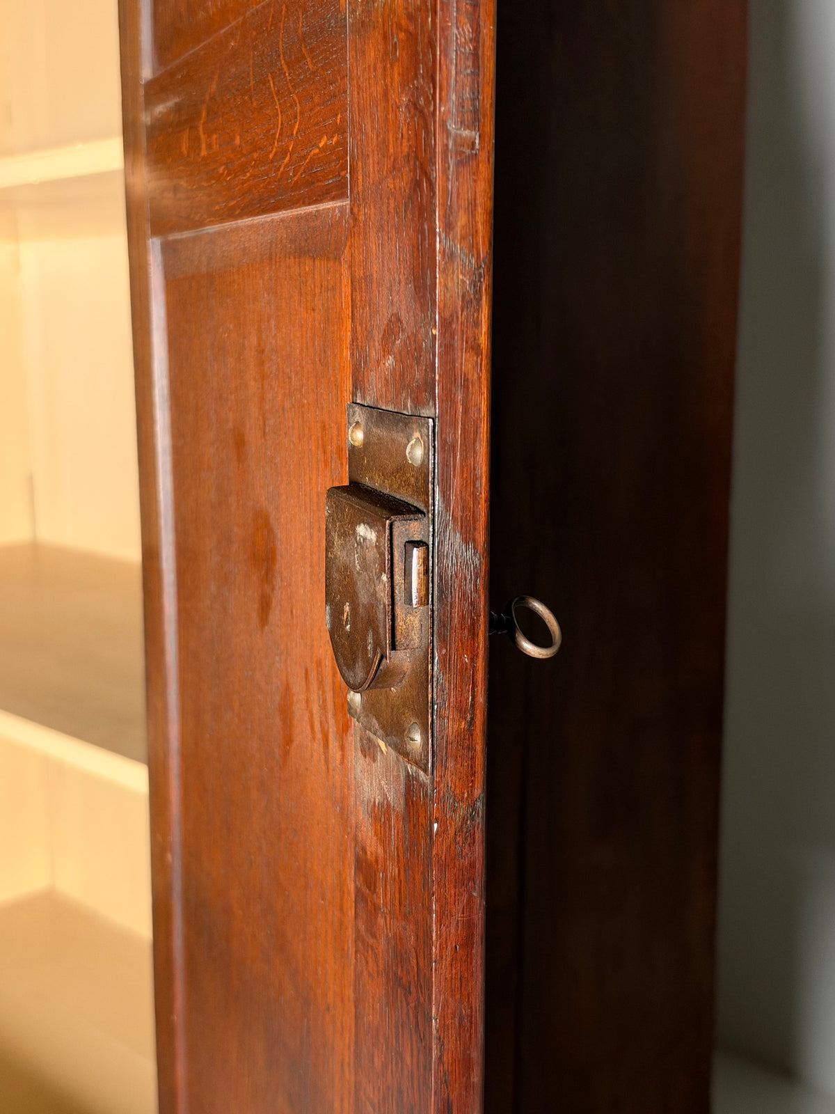 19th century English desk cabinet