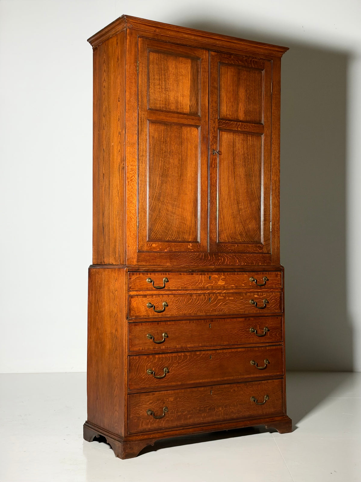19th century English desk cabinet