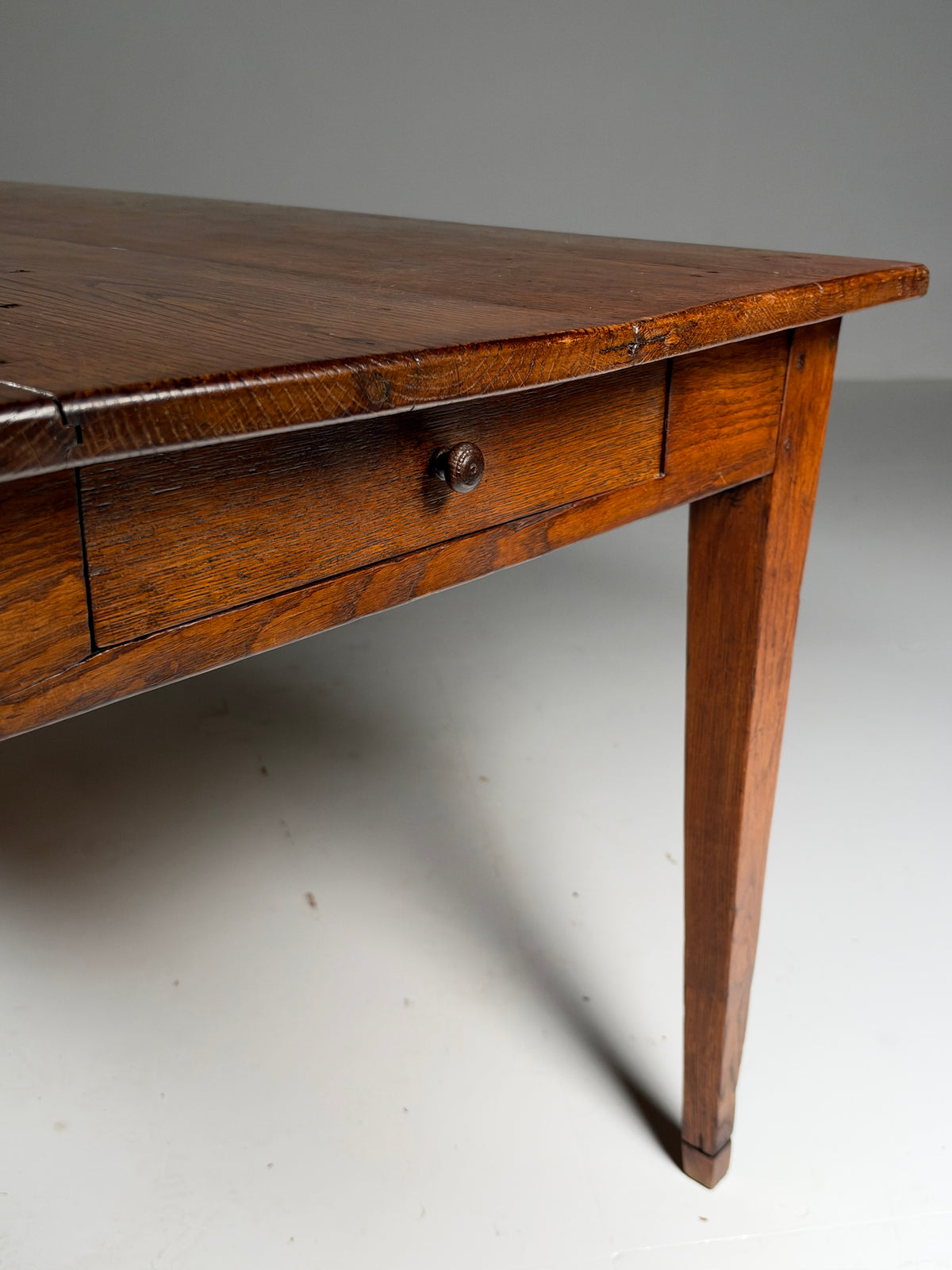 19th century French dining table, 186 cm