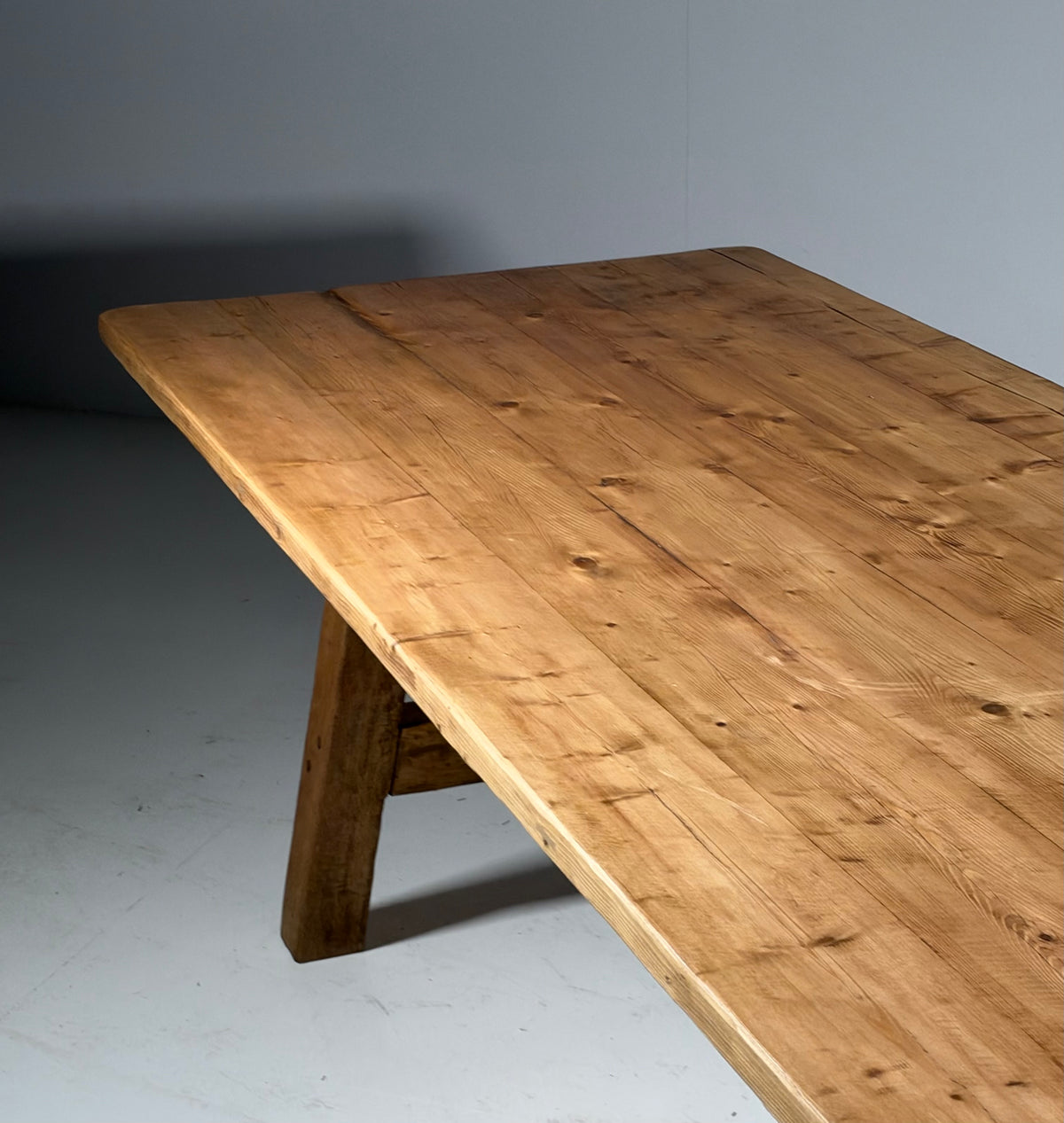 Grote kloostertafel hout landelijk 298cm