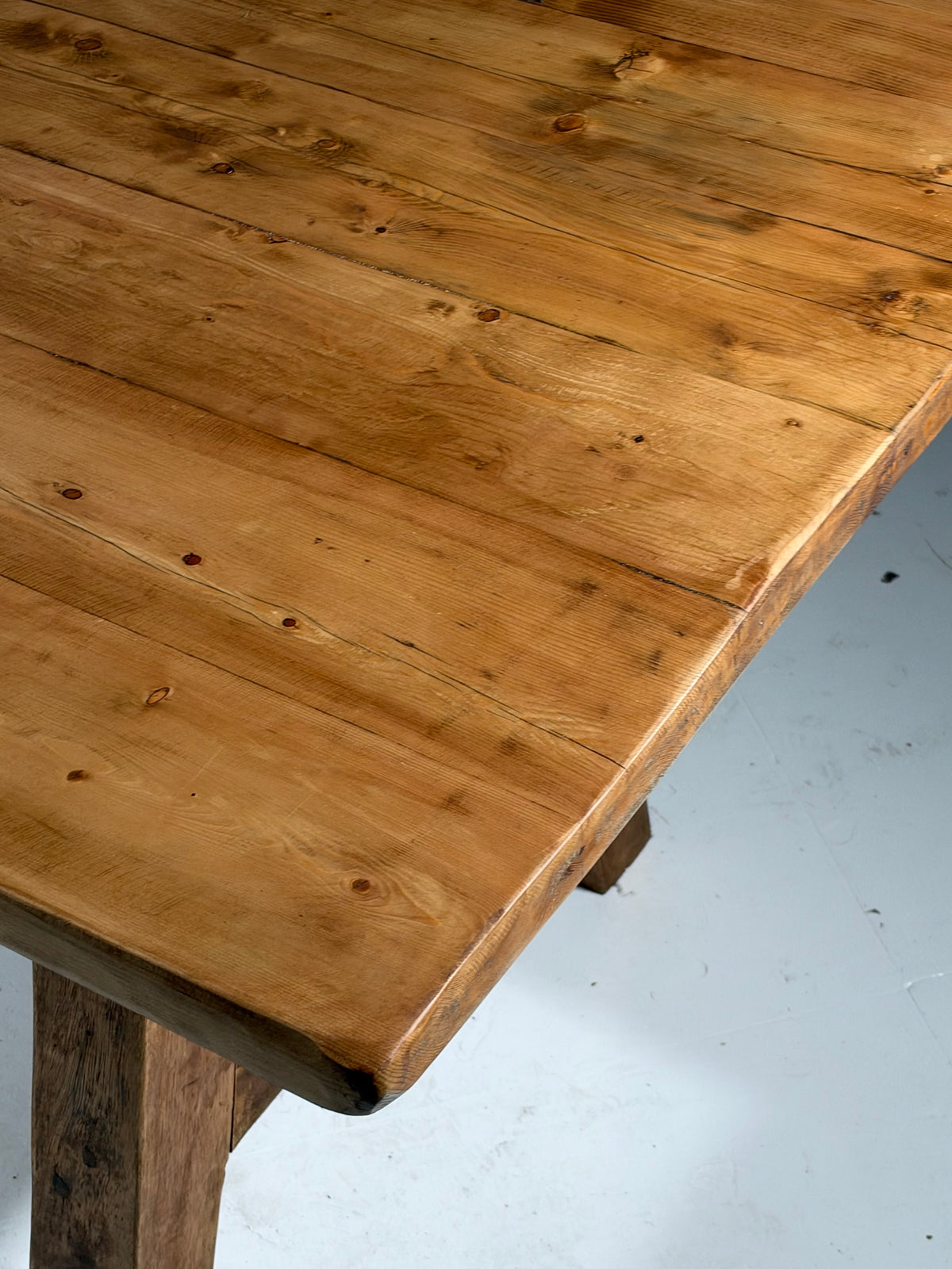 Grote kloostertafel hout landelijk 298cm